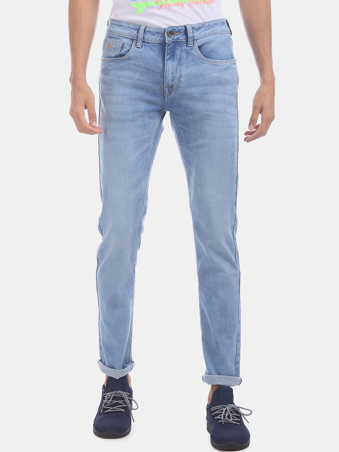Flying Machine Men Blue Slim Fit Jeans