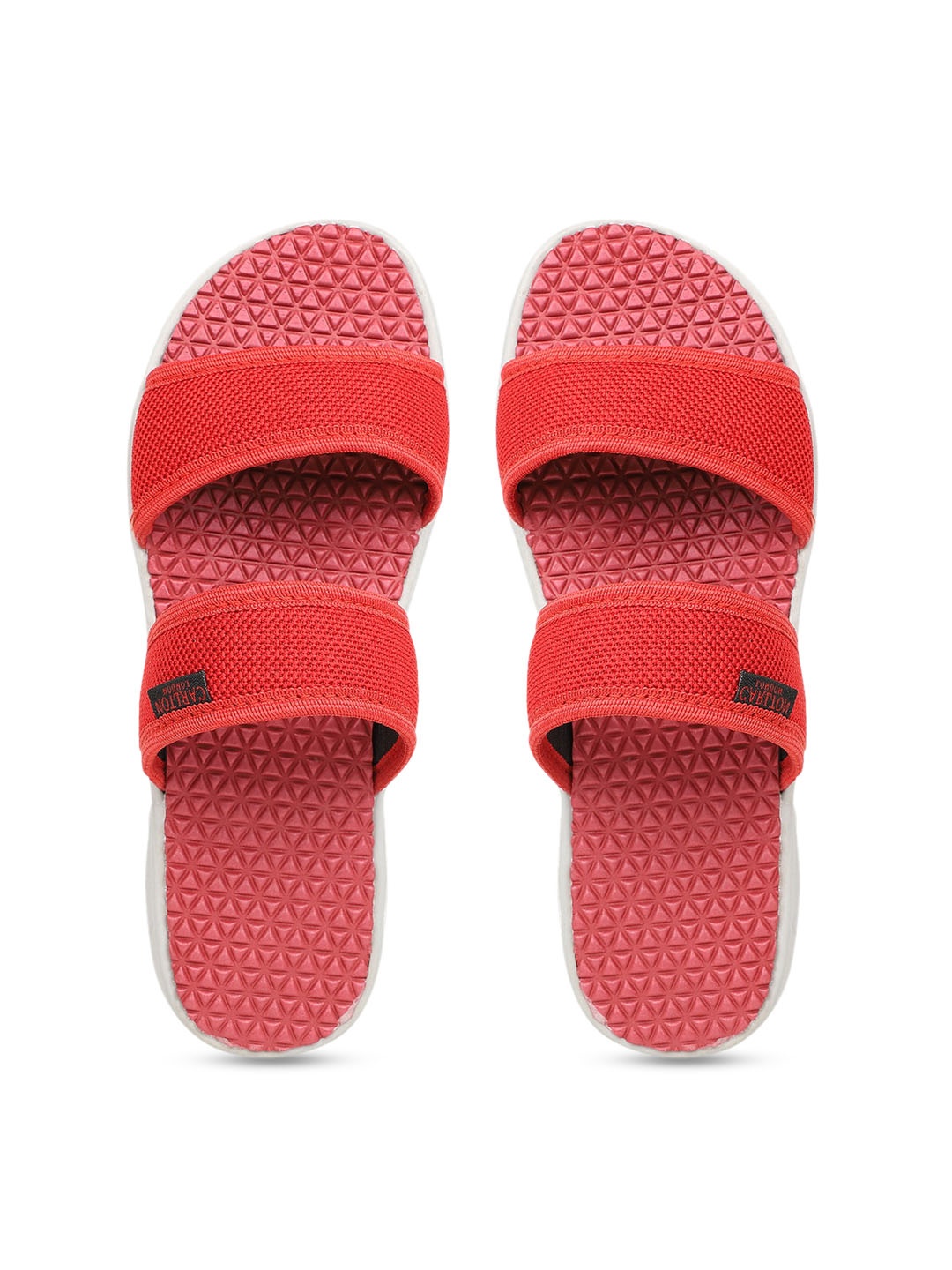 Carlton London sports Women Red Solid Slip-On