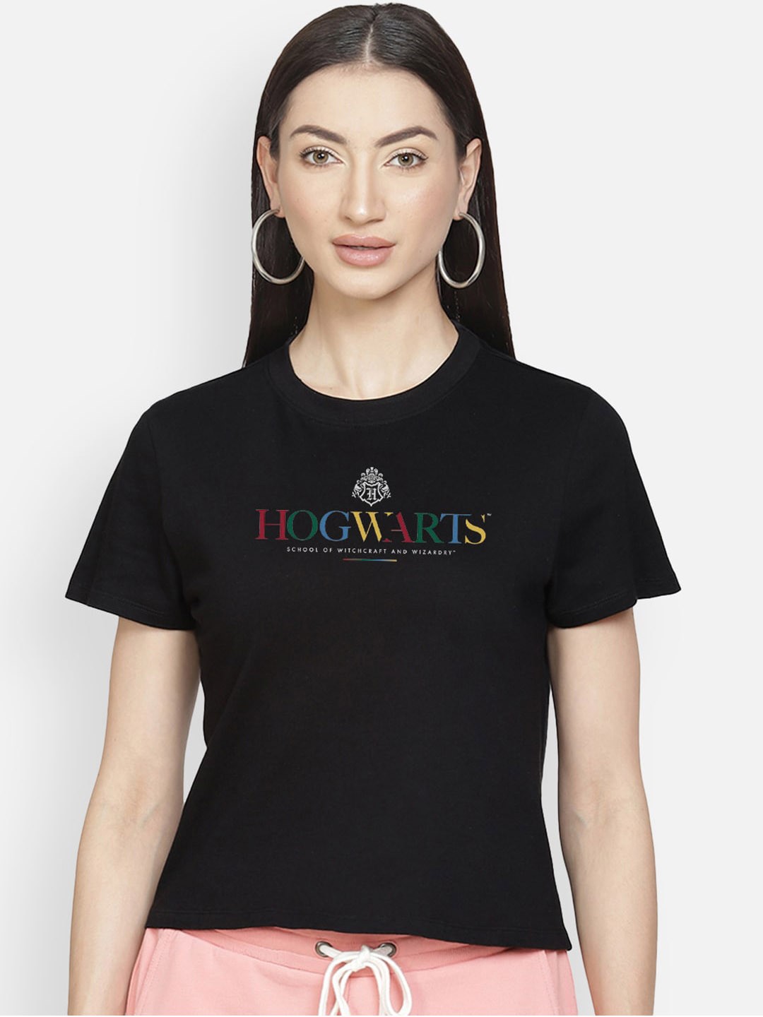 Free Authority Women Black Harry Potter Printed Round Neck Cotton Pure Cotton T-shirt
Free Authority Women Black Harry Potter Printed Round Neck Cotton Pure Cotton T-shirt