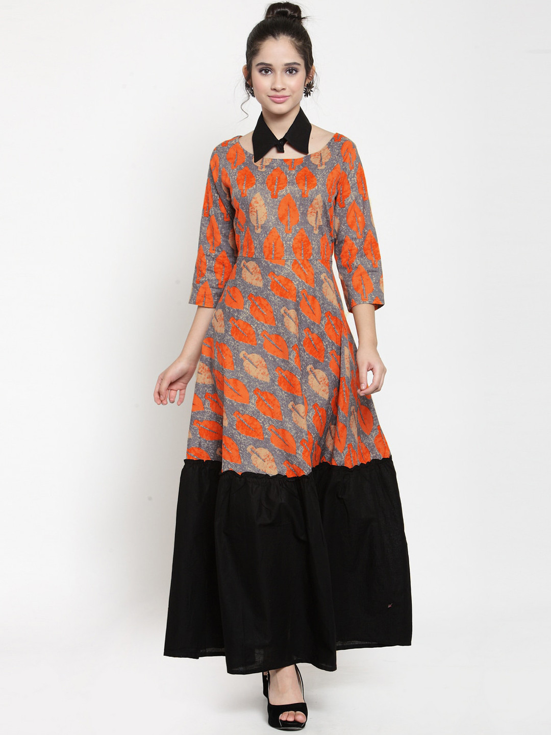 Get Glamr Women Orange Printed Maxi Dress
Get Glamr Women Orange Printed Maxi Dress