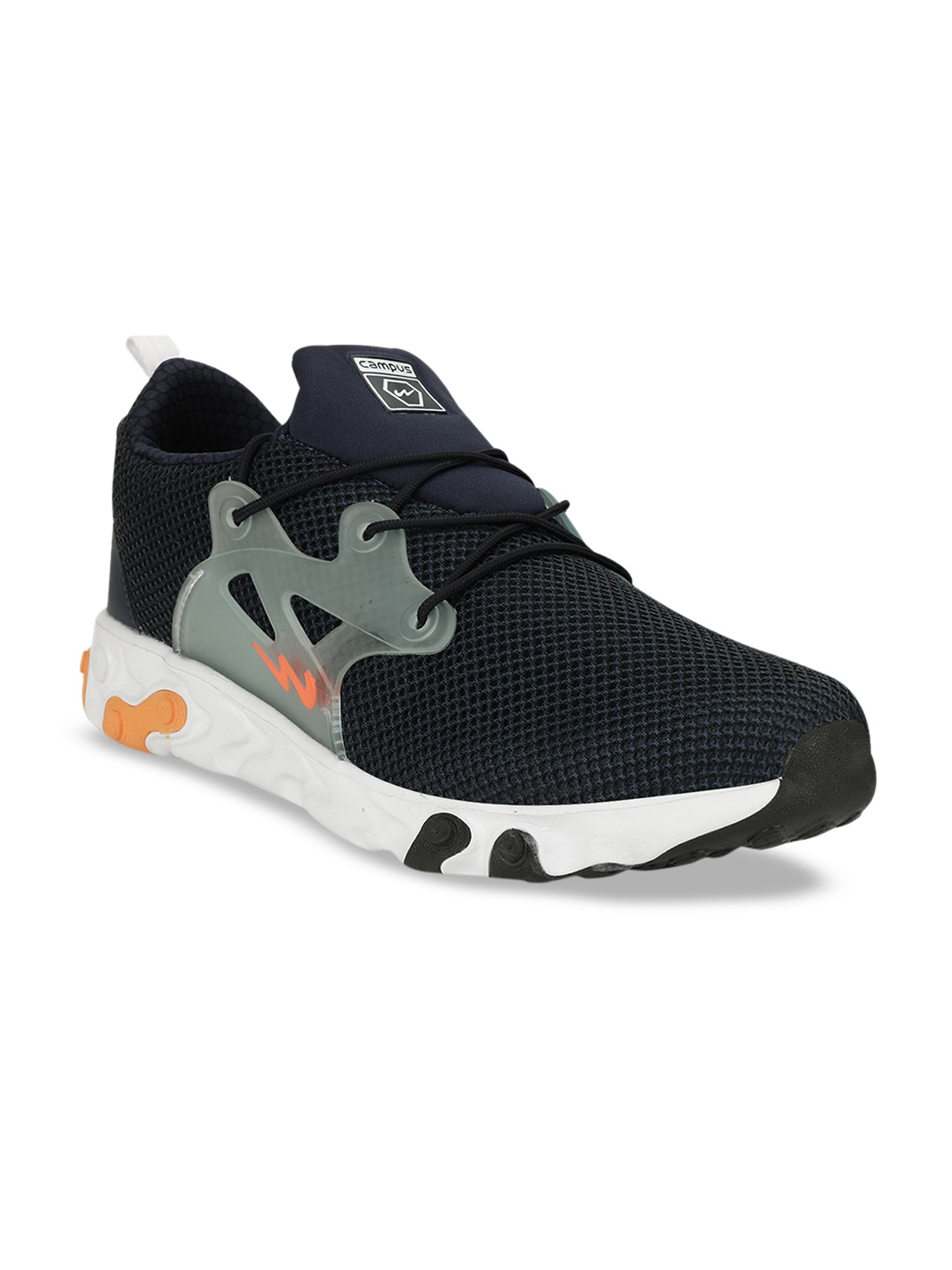Campus Men Navy Blue Mesh Running Shoes