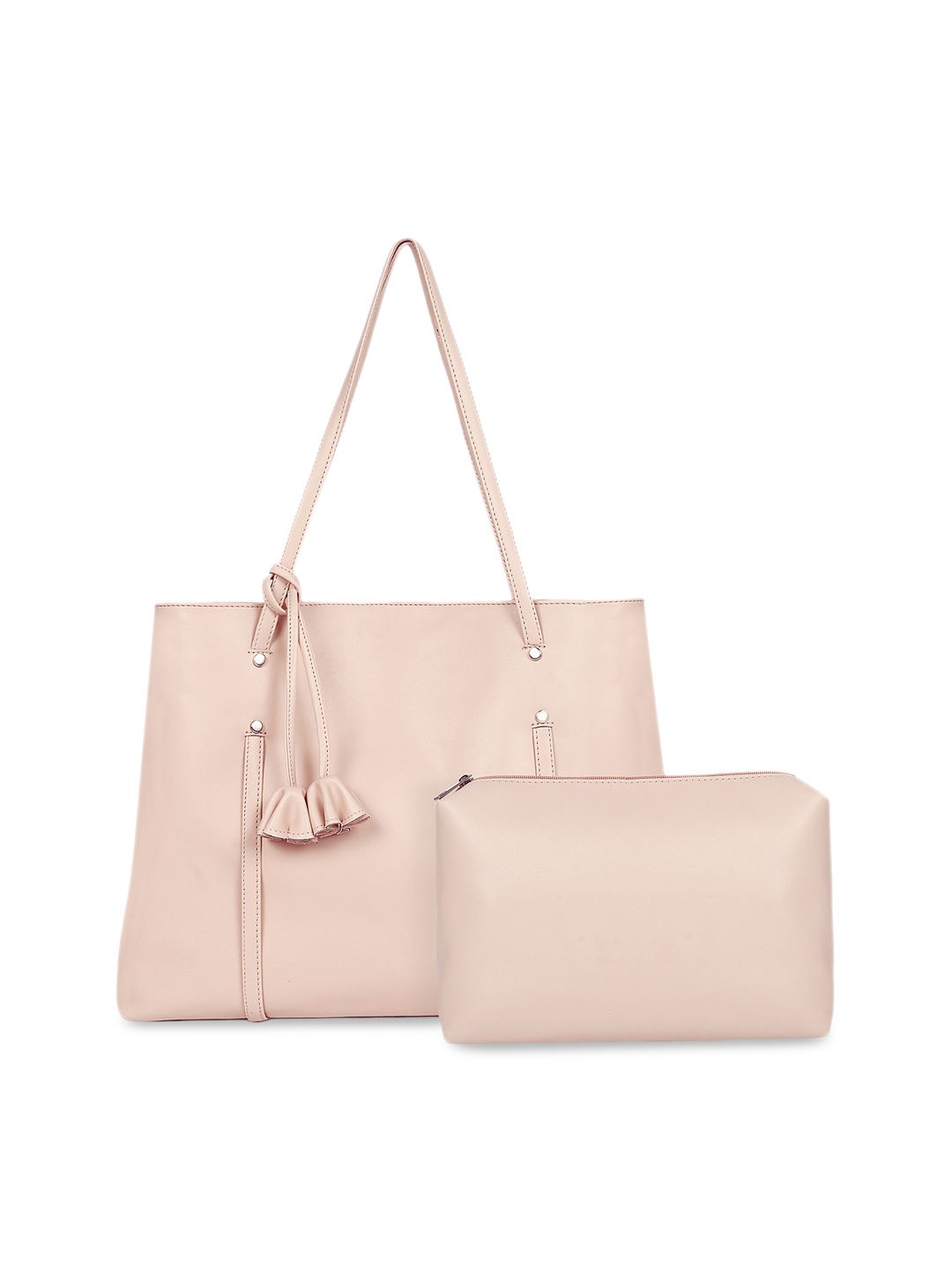 Toteteca Pink Solid Shoulder Bag