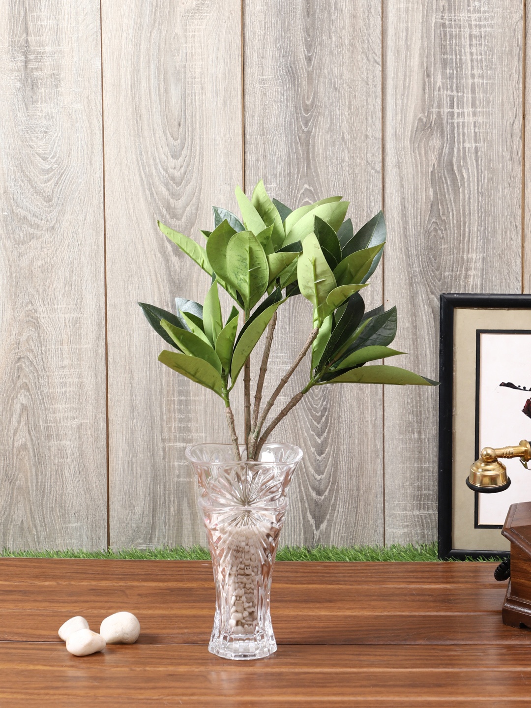 PolliNation Green Artificial Rubber Plant