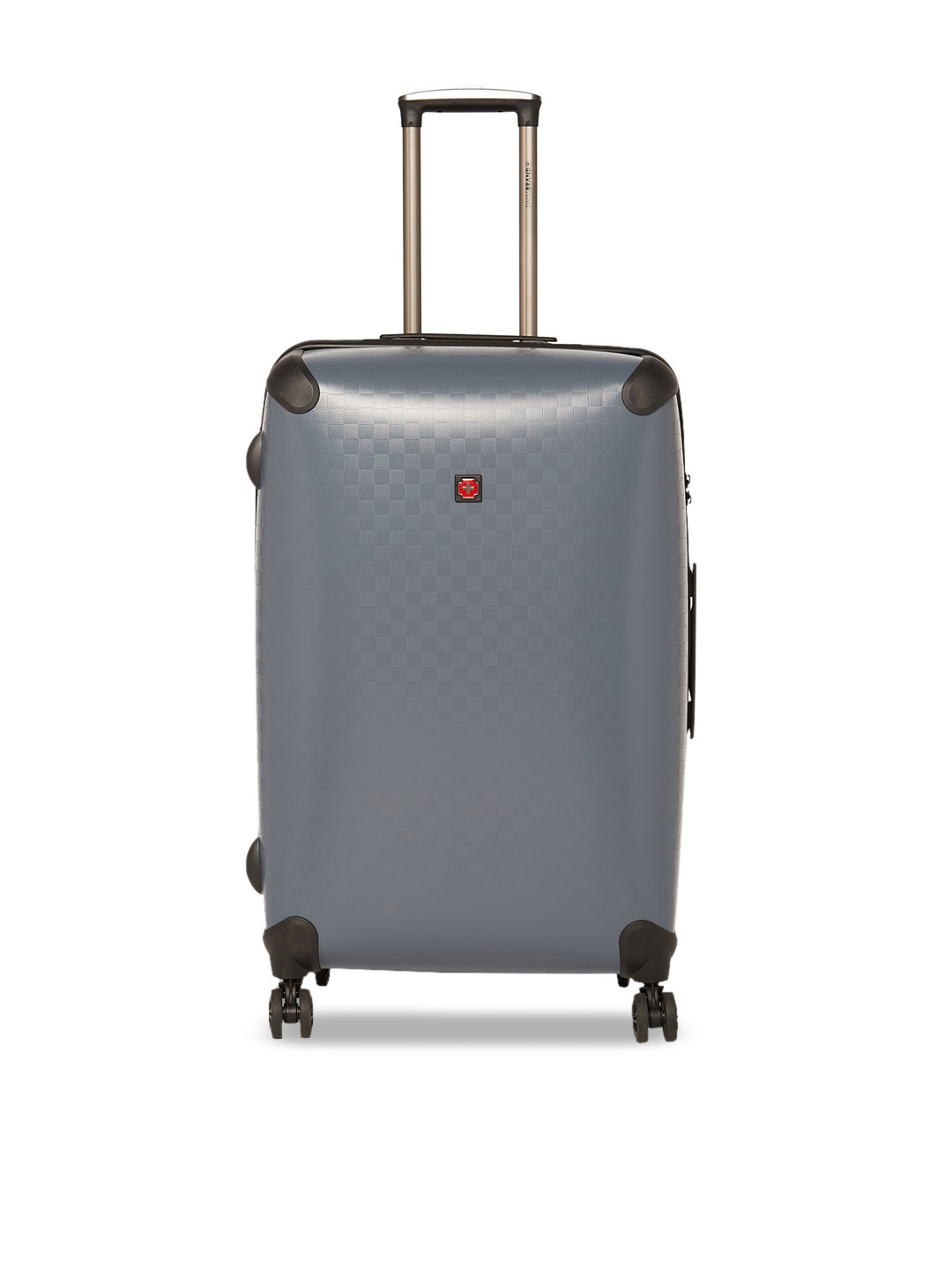 SWISS BRAND Unisex Grey Textured AUBONNE 360-Degree Rotation Hard-Sided Large Trolley Suitcase
SWISS BRAND Unisex Grey Textured AUBONNE 360-Degree Rotation Hard-Sided Large Trolley Suitcase