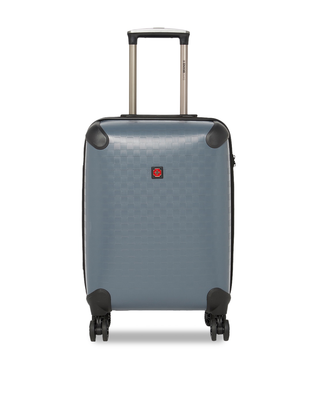 SWISS BRAND Unisex Grey Textured AUBONNE 360-Degree Rotation Hard-Sided Cabin Trolley Suitcase
SWISS BRAND Unisex Grey Textured AUBONNE 360-Degree Rotation Hard-Sided Cabin Trolley Suitcase