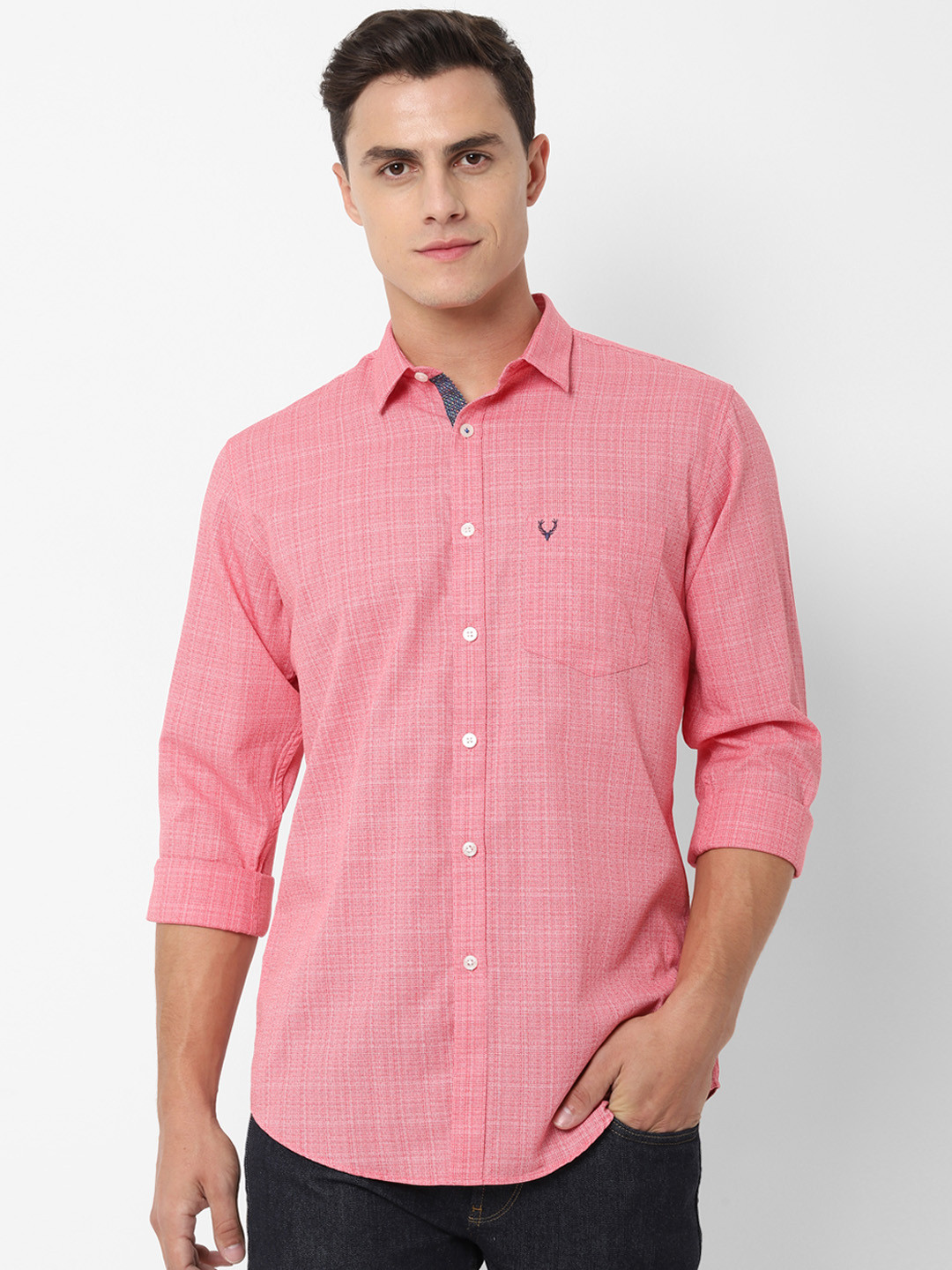 Allen Solly Men Pink Slim Fit Solid Casual Shirt
Allen Solly Men Pink Slim Fit Solid Casual Shirt