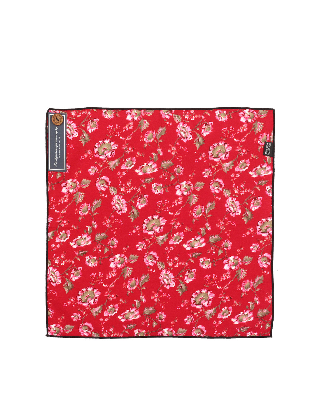 Peluche Men Red and Pink Printed Pocket Squares 
Peluche Men Red and Pink Printed Pocket Squares