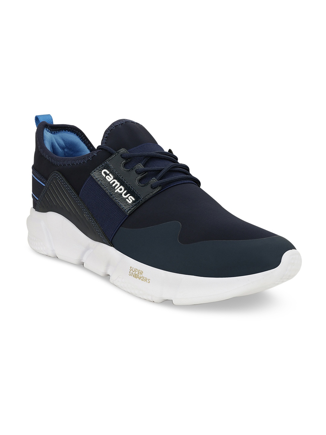 Campus Men Navy Blue Mesh Running Shoes