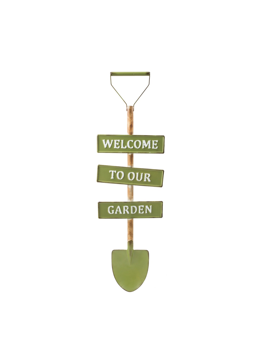 Chumbak Green Welcome to My Garden Wall Art