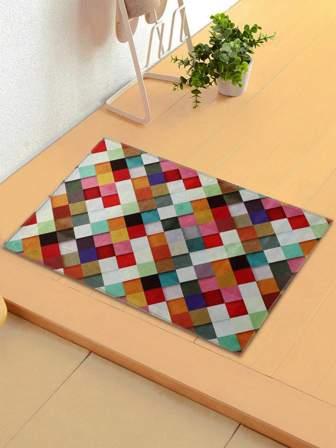 ROMEE Muticoloured Printed Anti-Skid Doormat, Multi 
ROMEE Muticoloured Printed Anti-Skid Doormat, Multi