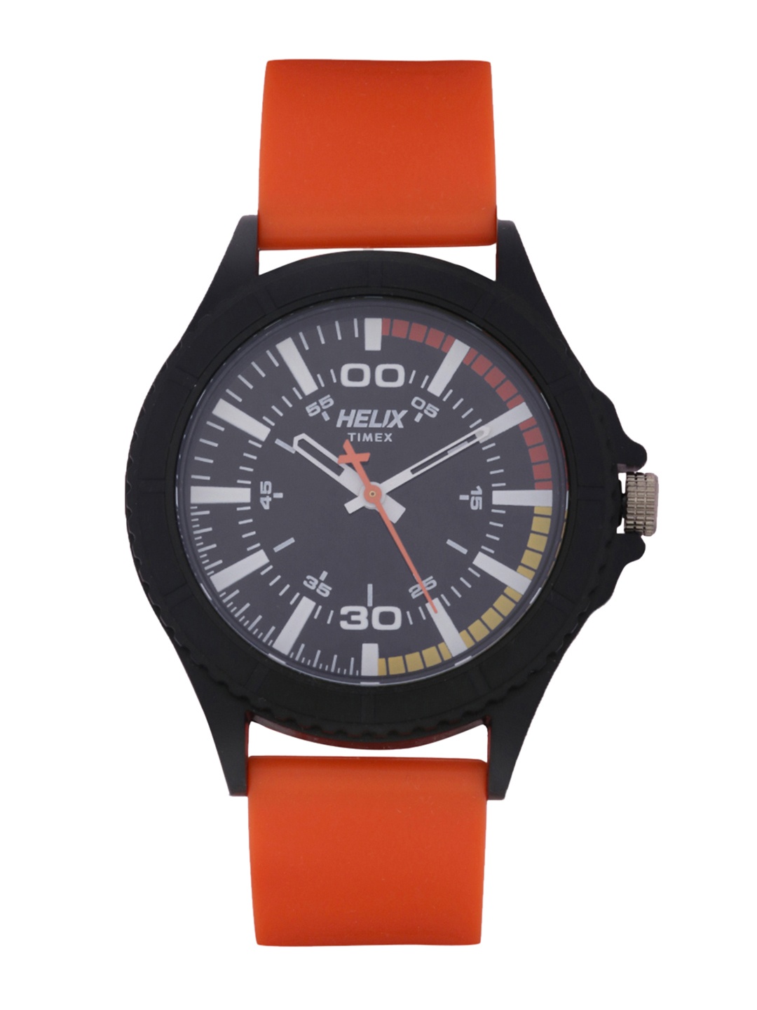 Helix Men Black Analogue Watch - TW033HG02