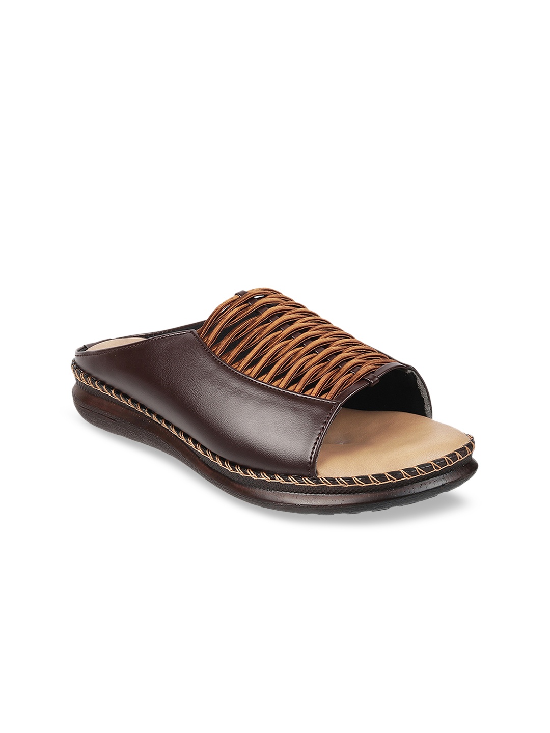 WALKWAY by Metro Women Brown Solid Comfort Heels