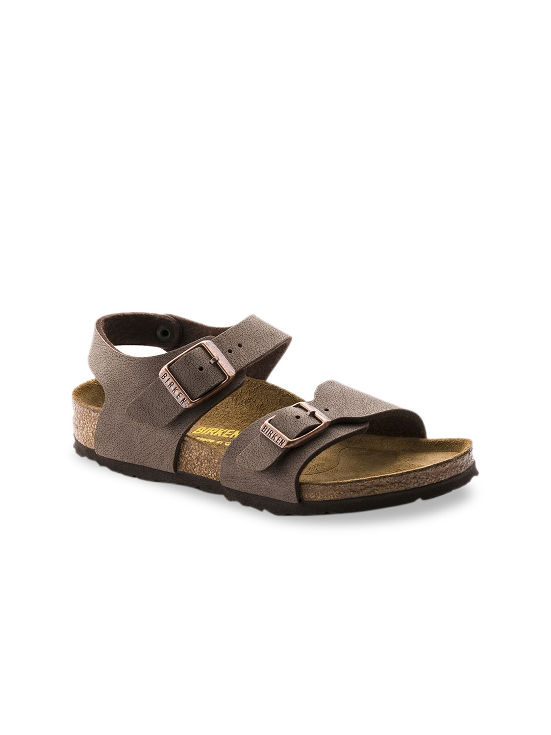 Birkenstock Boys Brown Solid New Birko-Flor Nubuck Regular Width New York Comfort Sandals
Birkenstock Boys Brown Solid New Birko-Flor Nubuck Regular Width New York Comfort Sandals