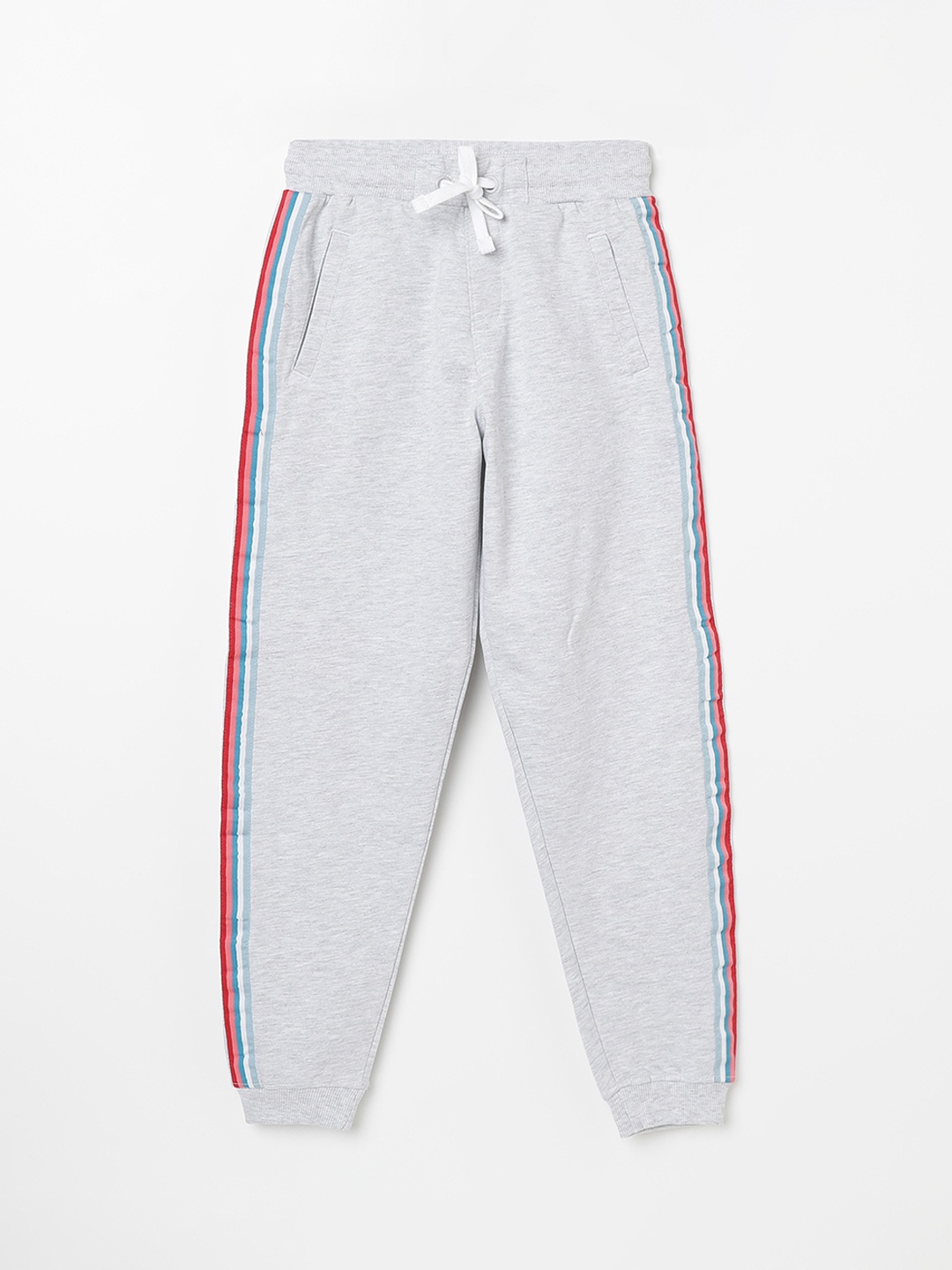 Fame Forever by Lifestyle Infant Boys Grey Solid Slim-Fit Joggers, Grey melange