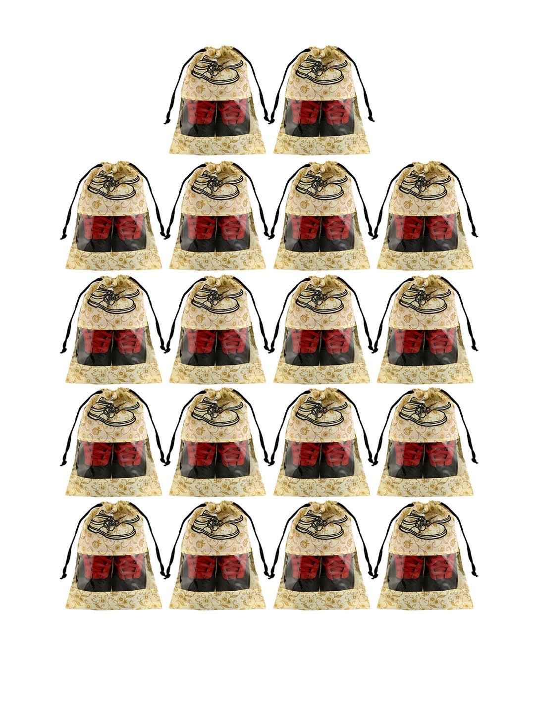 Kuber Industries Set Of 18 Brown & Beige Printed Non Woven Travel Shoe Organizer
Kuber Industries Set Of 18 Brown & Beige Printed Non Woven Travel Shoe Organizer
