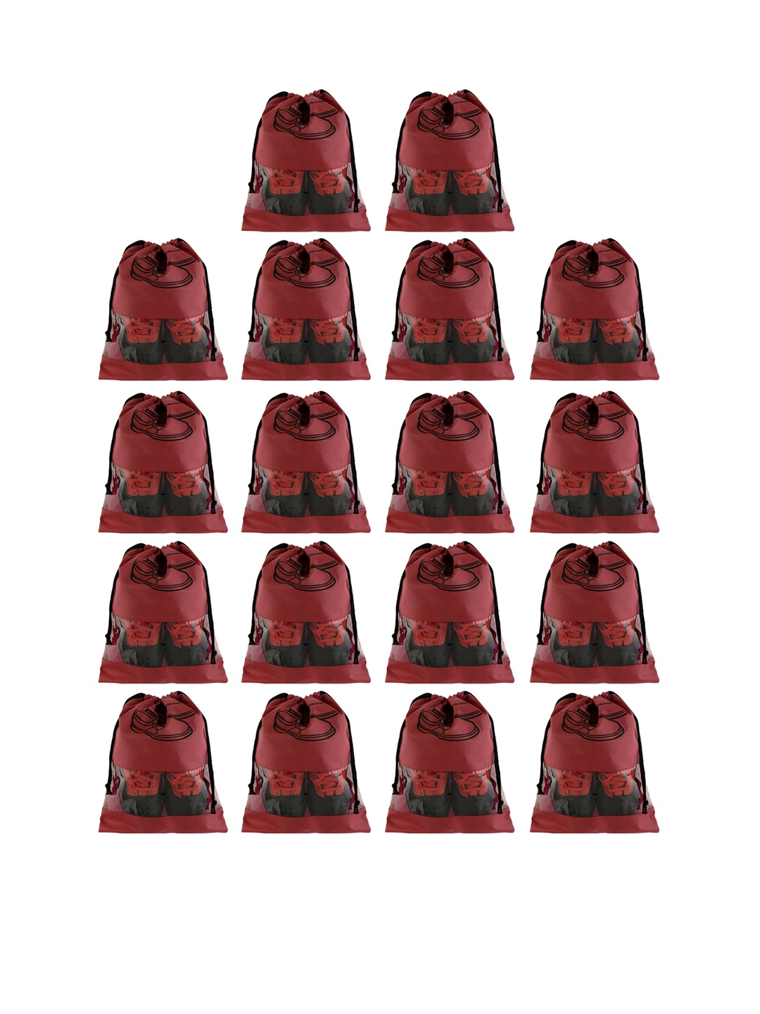Kuber Industries Unisex Maroon & Black Printed Non-Woven 18 Pieces Travel Shoe Organisers
Kuber Industries Unisex Maroon & Black Printed Non-Woven 18 Pieces Travel Shoe Organisers