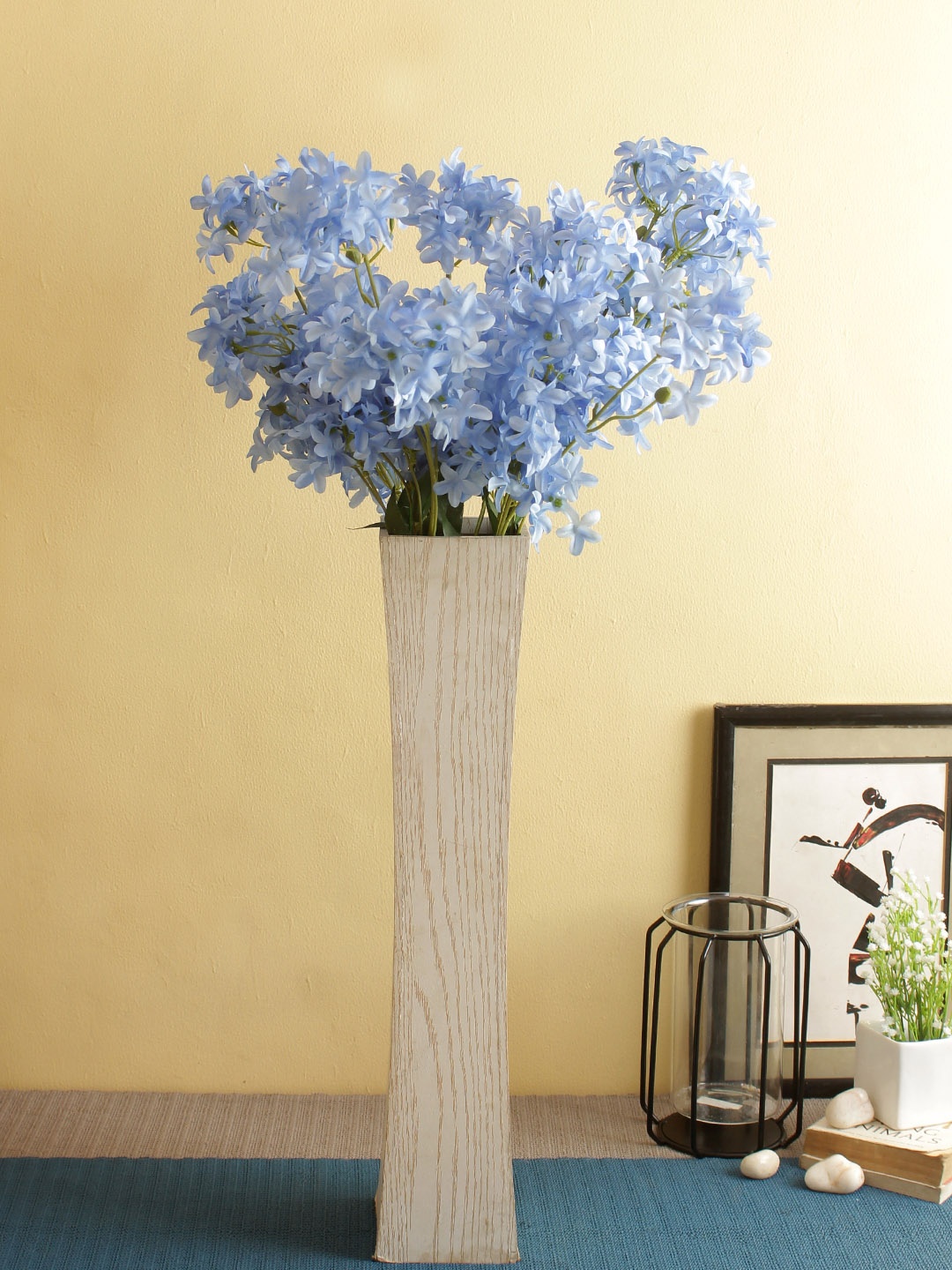 Aapno Rajasthan Set of 2 Blue & Green Vibrant and Colourful Artificial Cruciferous Flowers
Aapno Rajasthan Set of 2 Blue & Green Vibrant and Colourful Artificial Cruciferous Flowers