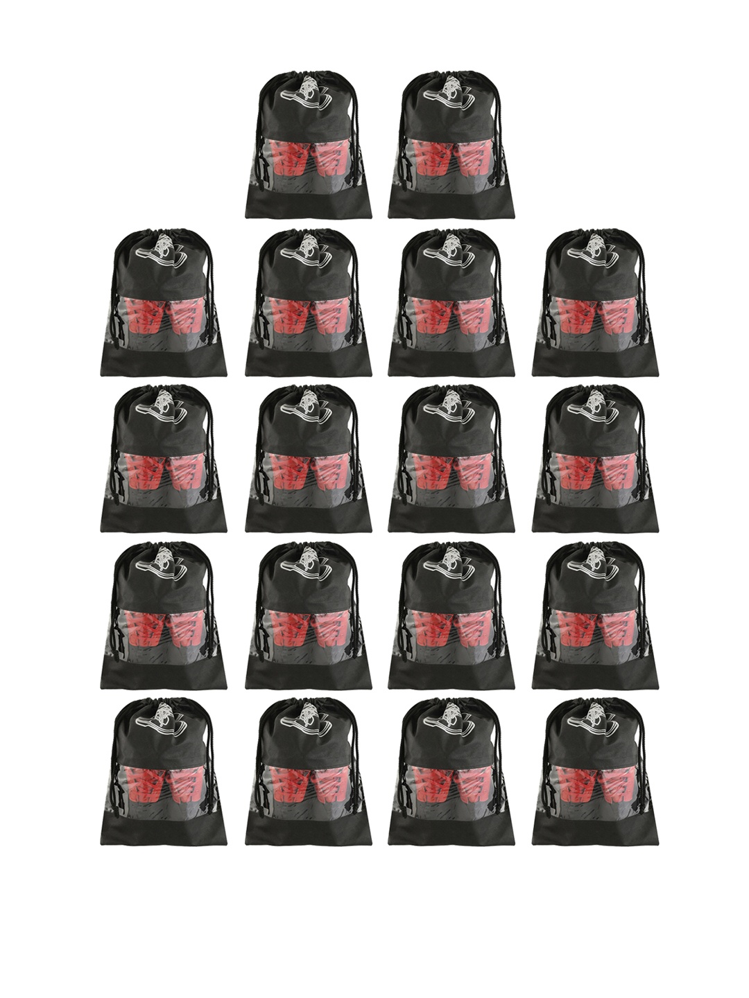 Kuber Industries Unisex Black& White Printed Non-Woven 18 Pieces Travel Shoe Organisers
Kuber Industries Unisex Black& White Printed Non-Woven 18 Pieces Travel Shoe Organisers