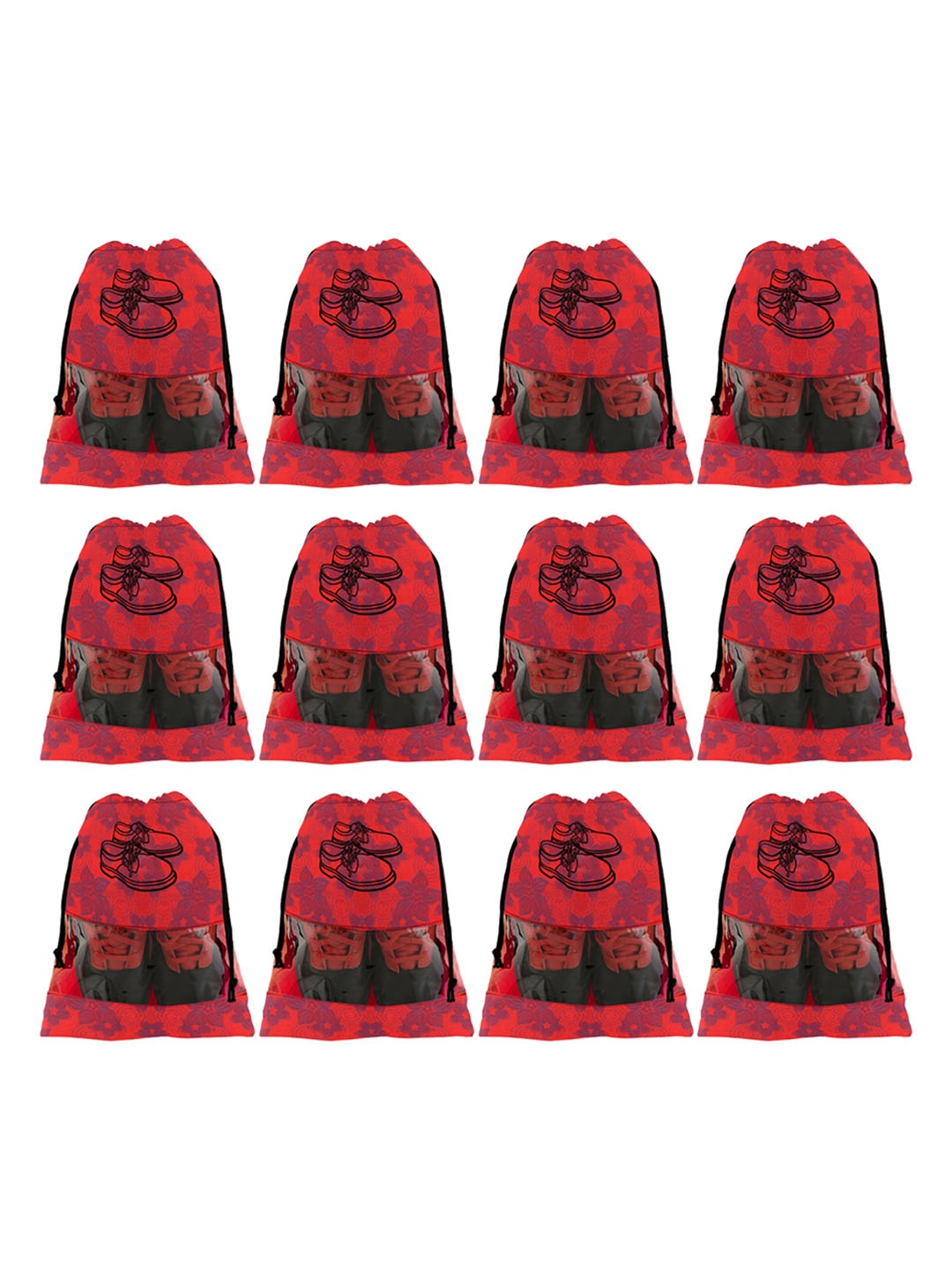 Kuber Industries Unisex Red & Black Printed Non-Woven 12 Pieces Travel Shoe Organisers
Kuber Industries Unisex Red & Black Printed Non-Woven 12 Pieces Travel Shoe Organisers