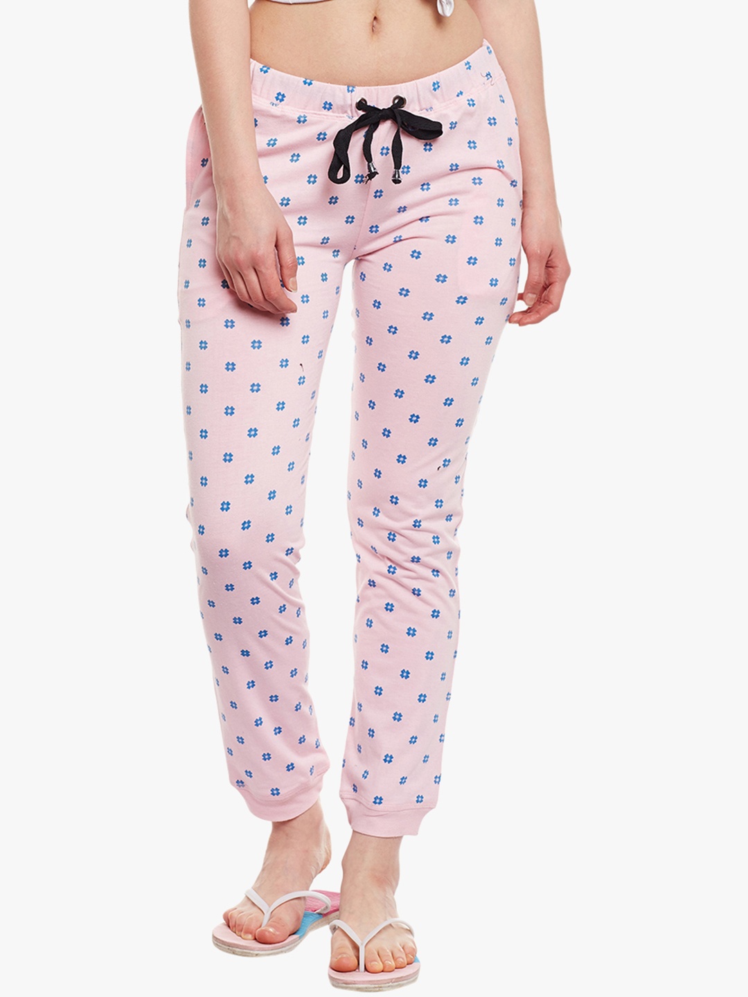 VIMAL JONNEY Women Pink Printed Lounge Pants