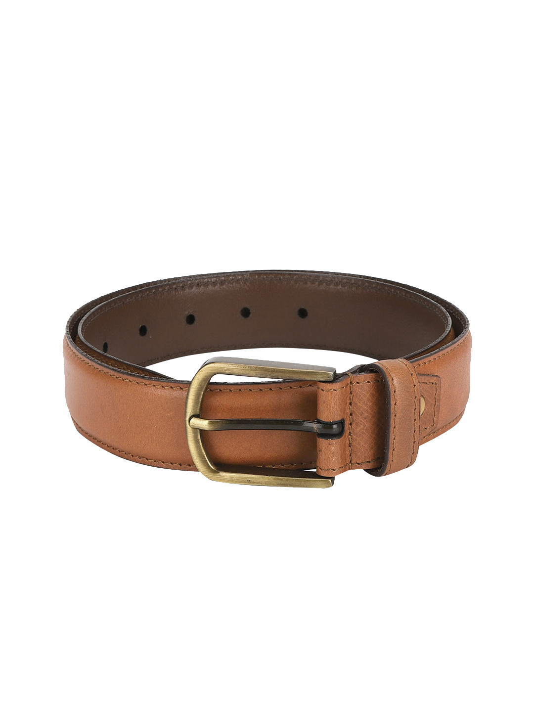 Aditi Wasan Men Tan-Brown Solid Leather Belt 
Aditi Wasan Men Tan-Brown Solid Leather Belt