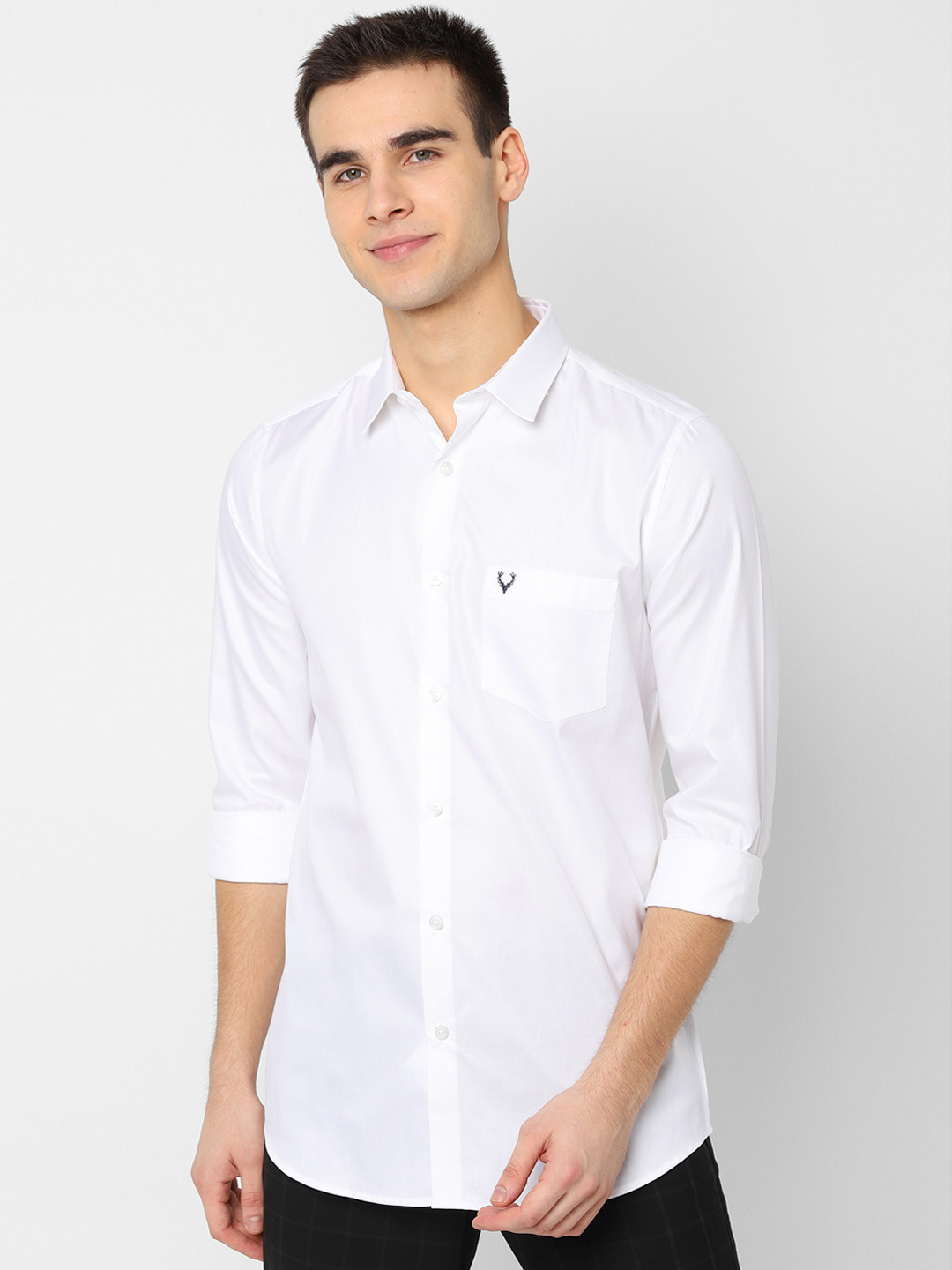 Allen Solly Men White Slim Fit Solid Casual Shirt
Allen Solly Men White Slim Fit Solid Casual Shirt