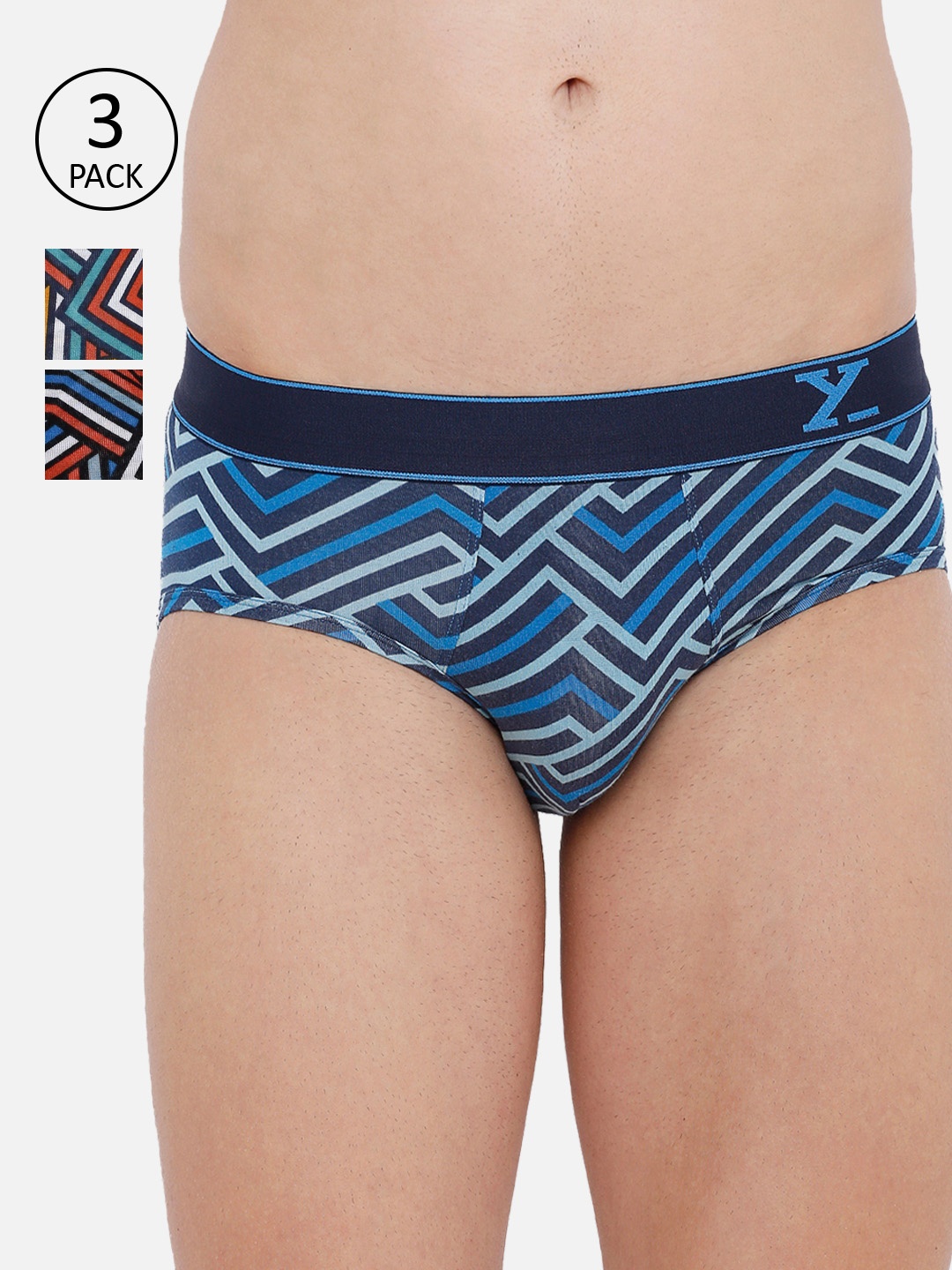 XYXX Men IntelliSoft Antimicrobial Micro Modal Pack of 3 Linea Briefs XYBRF3PCKN374, Blue
XYXX Men IntelliSoft Antimicrobial Micro Modal Pack of 3 Linea Briefs XYBRF3PCKN374, Blue