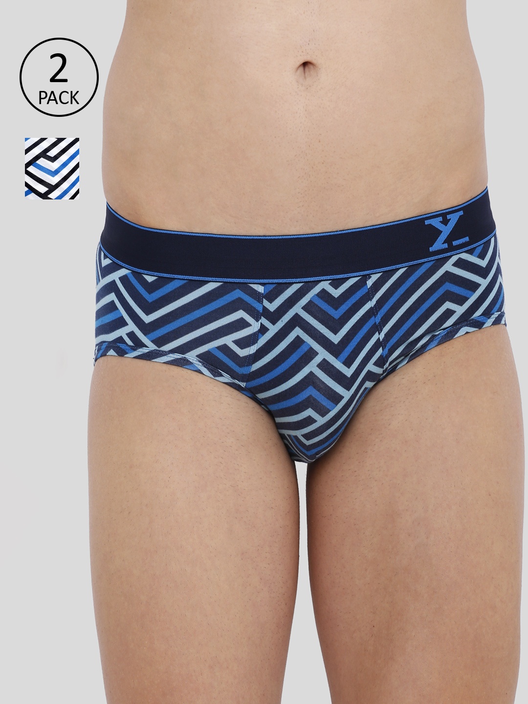 XYXX Men IntelliSoft Antimicrobial Micro Modal Pack of 2 Linea Briefs XYBRF2PCKN300, Blue
XYXX Men IntelliSoft Antimicrobial Micro Modal Pack of 2 Linea Briefs XYBRF2PCKN300, Blue