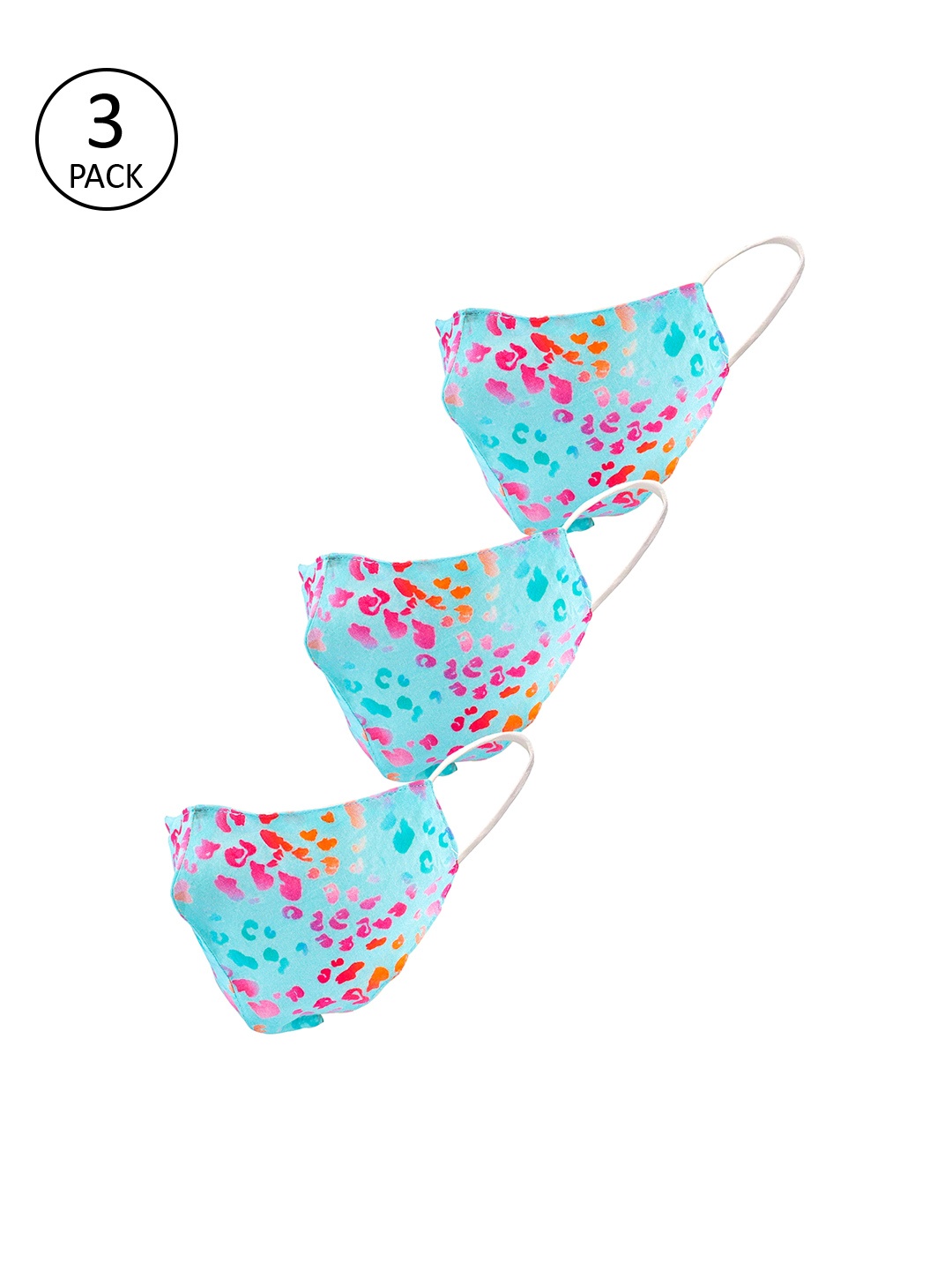 LEGAL BRIBE Women 3 Pcs Printed 3-Ply Anti-Pollution Reusable Cloth Masks, Blue
LEGAL BRIBE Women 3 Pcs Printed 3-Ply Anti-Pollution Reusable Cloth Masks, Blue