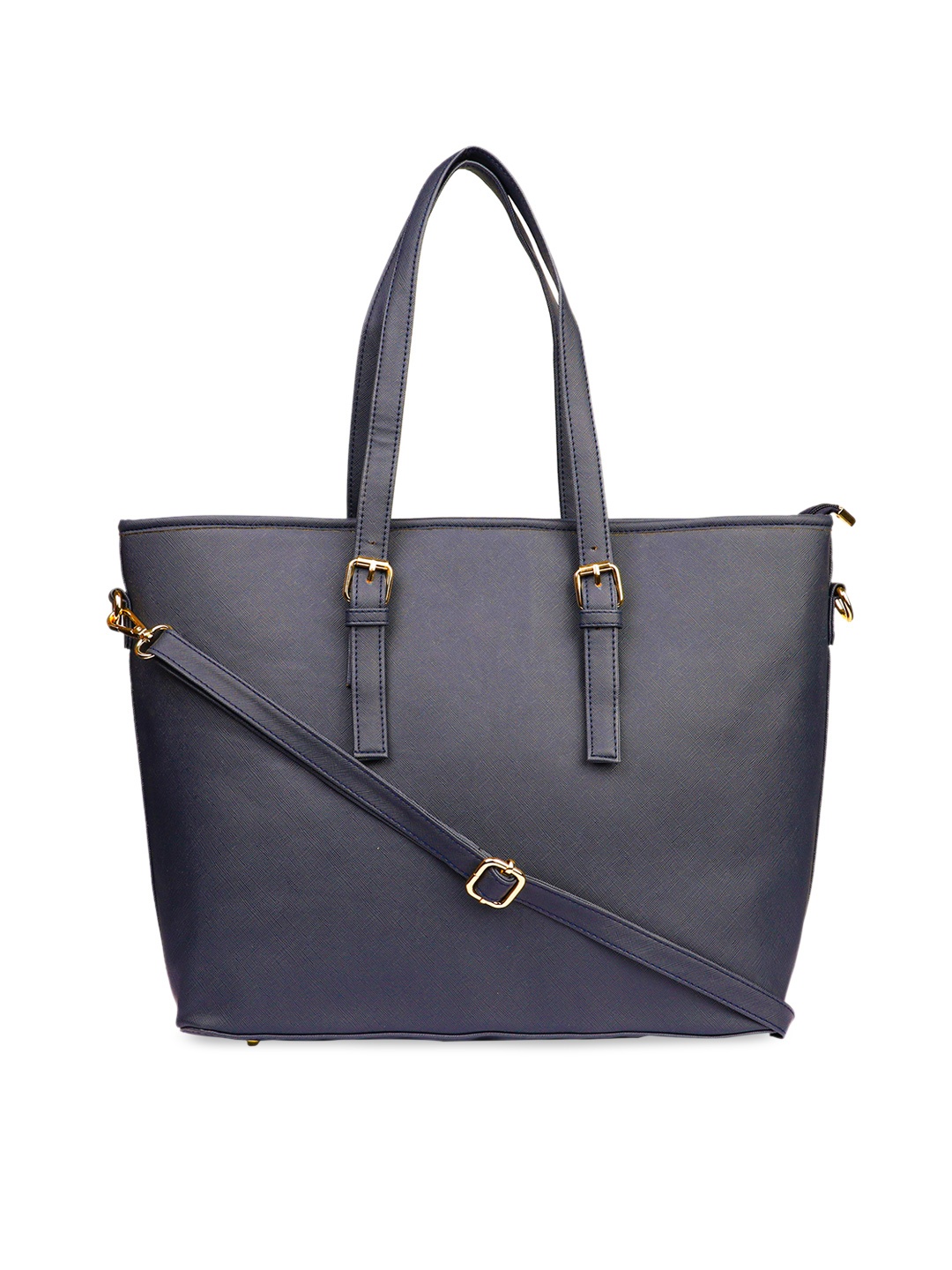 LEGAL BRIBE Navy Blue Solid Shoulder Bag