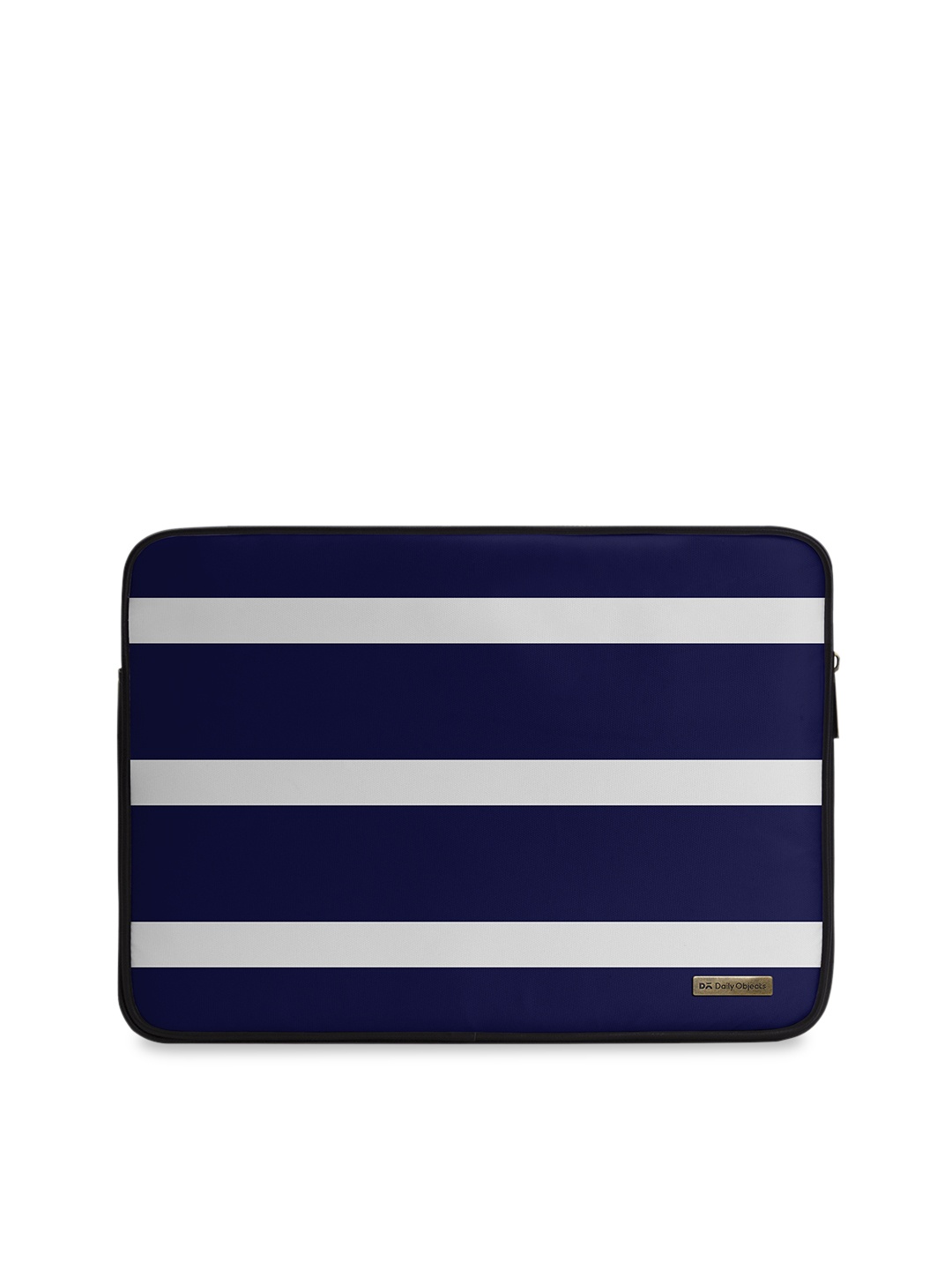 DailyObjects Unisex Blue & White Striped 16 Inch Laptop Sleeve