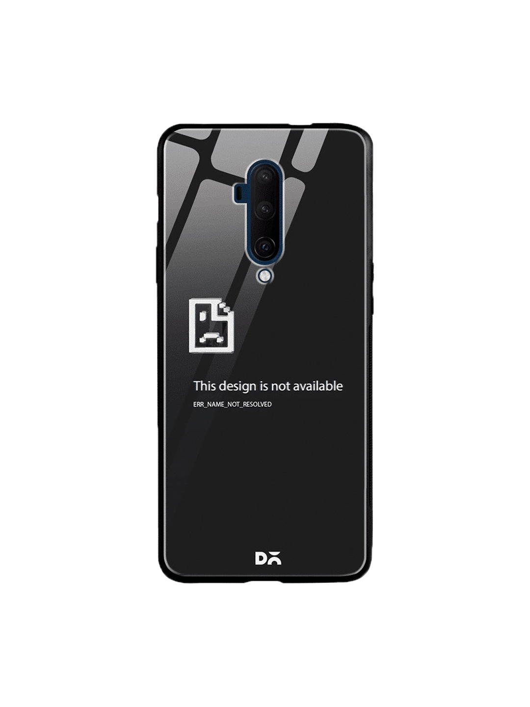 DailyObjects Black & White Wallpaper Unavailable OnePlus 7 Pro Glass Cover