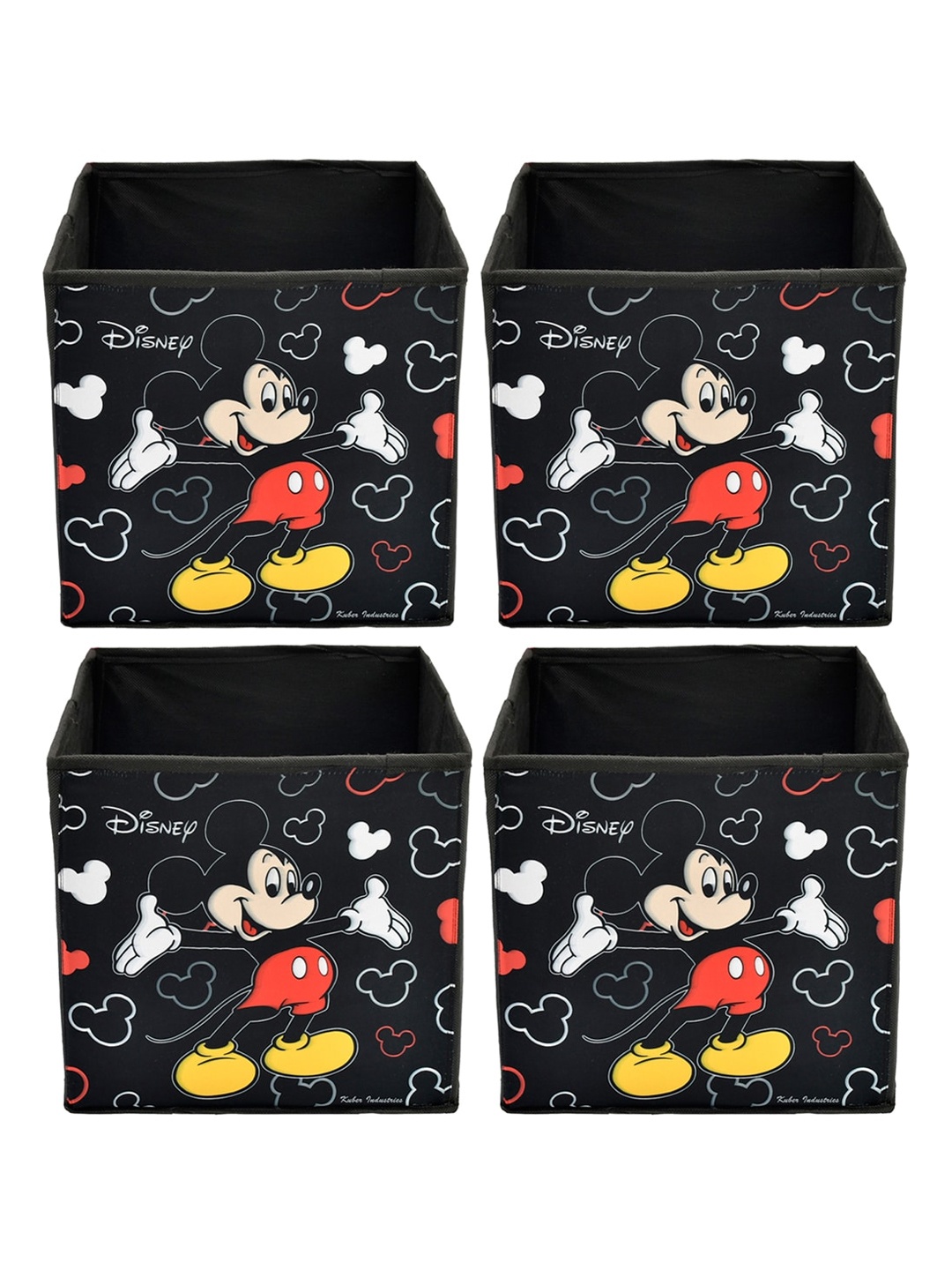 Kuber Industries Set Of 4 Black Mickey Mouse Printed Foldable Storage Boxes With Handle
Kuber Industries Set Of 4 Black Mickey Mouse Printed Foldable Storage Boxes With Handle