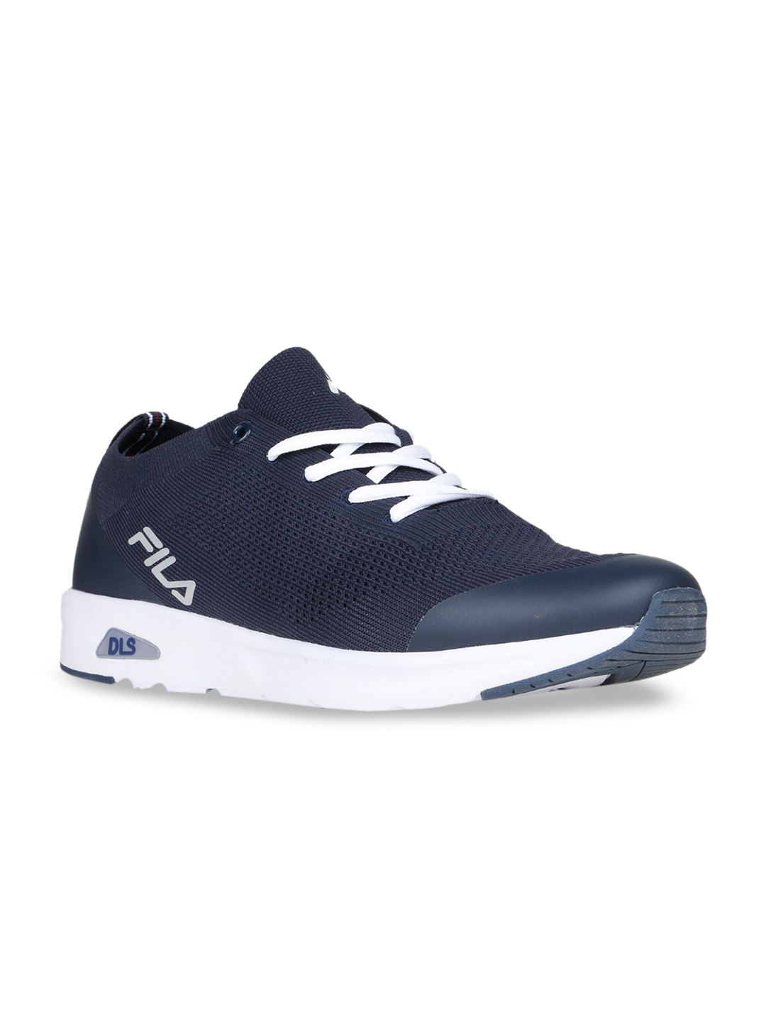 FILA Men Navy Blue Woven Design Zubro Sneakers