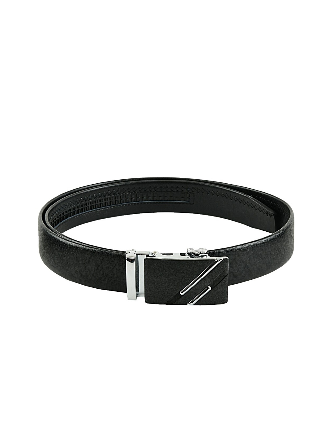 WINSOME DEAL Men Black Solid Belt