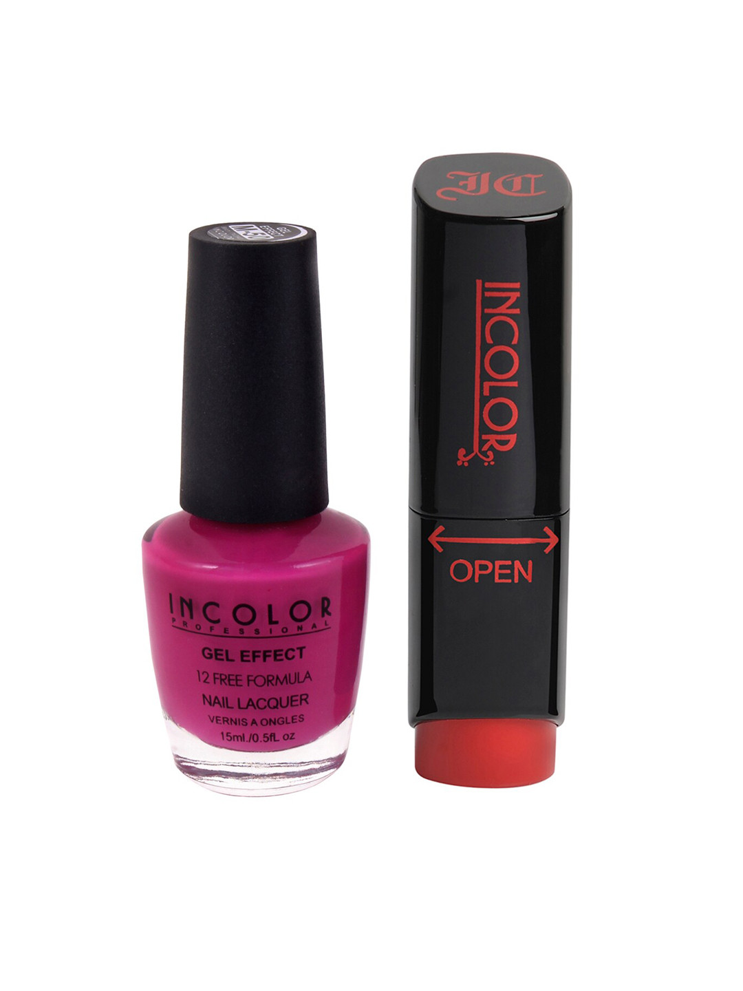 INCOLOR Merry Mulberry Lipstick 01 & Nail Polish 50 Combo, Purple
INCOLOR Merry Mulberry Lipstick 01 & Nail Polish 50 Combo, Purple