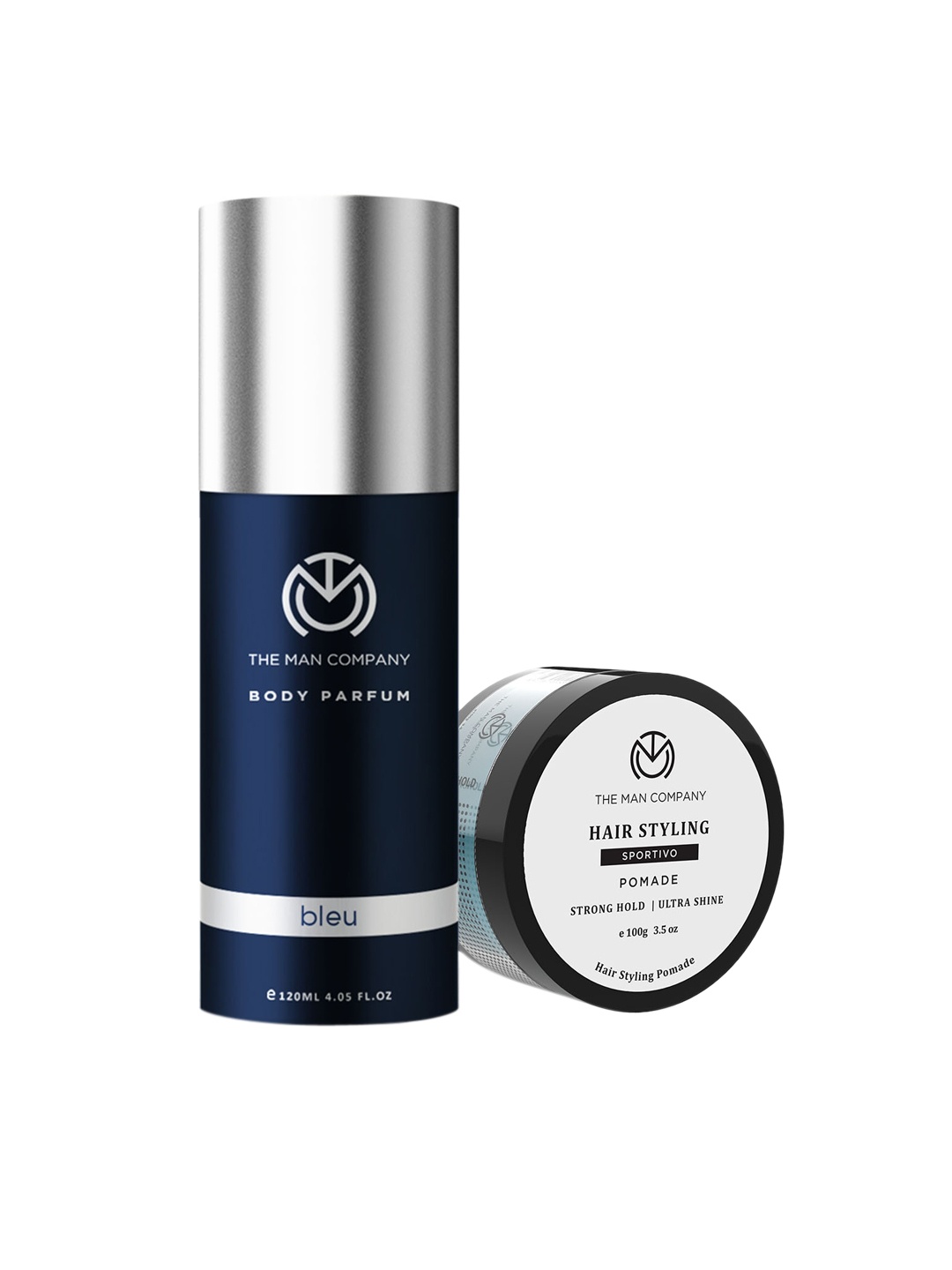 The Man Company Pack of 2 After Gym Duo -Blue Body Perfume & Sportivo Pomade, Navy blue
The Man Company Pack of 2 After Gym Duo -Blue Body Perfume & Sportivo Pomade, Navy blue