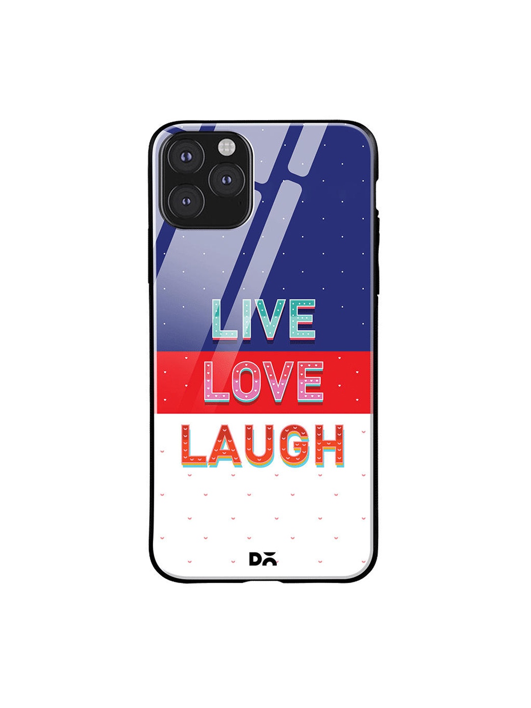 DailyObjects Navy Blue & White Live Love Laugh Tricolour iPhone 11 Pro Max Glass Cover
DailyObjects Navy Blue & White Live Love Laugh Tricolour iPhone 11 Pro Max Glass Cover