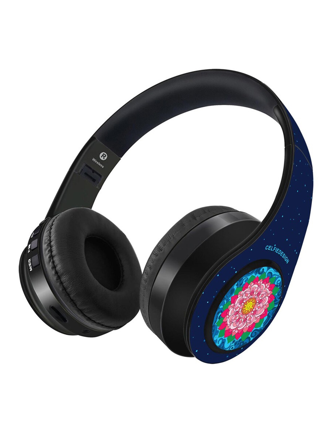CelfieDesign Black Blooming Lotus Mandala WirelessBluetoothOnEarHeadphones9Hrs Battery&Mic
CelfieDesign Black Blooming Lotus Mandala WirelessBluetoothOnEarHeadphones9Hrs Battery&Mic