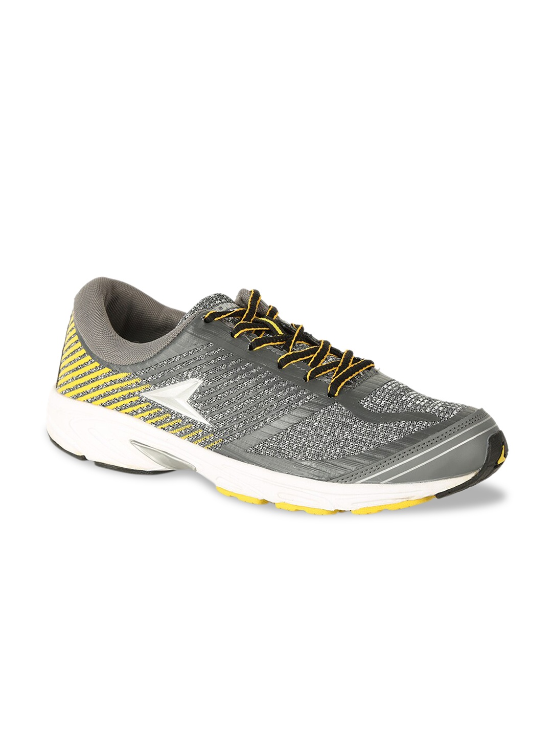 Power Men Grey Mesh Running Shoes