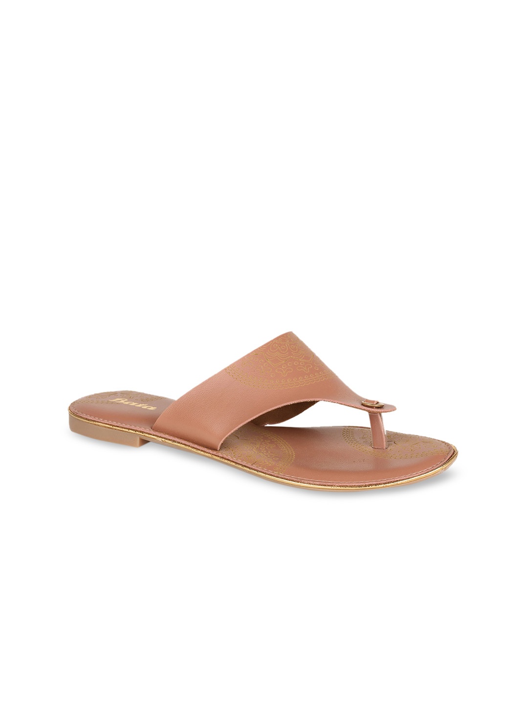 Bata Women Pink Solid Open Toe Flats