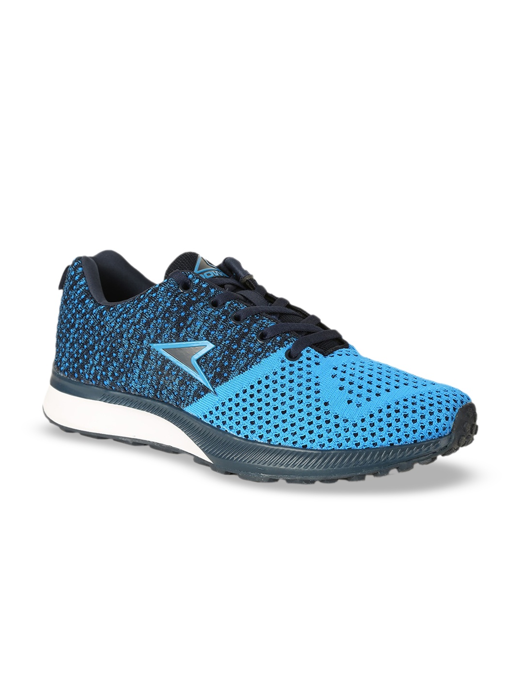 Power Men Blue Mesh Running Shoes