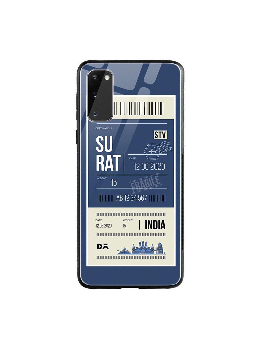 DailyObjects Blue & White Surat City Tag Samsung Galaxy S20 Shock Absorbent Glass Case
DailyObjects Blue & White Surat City Tag Samsung Galaxy S20 Shock Absorbent Glass Case