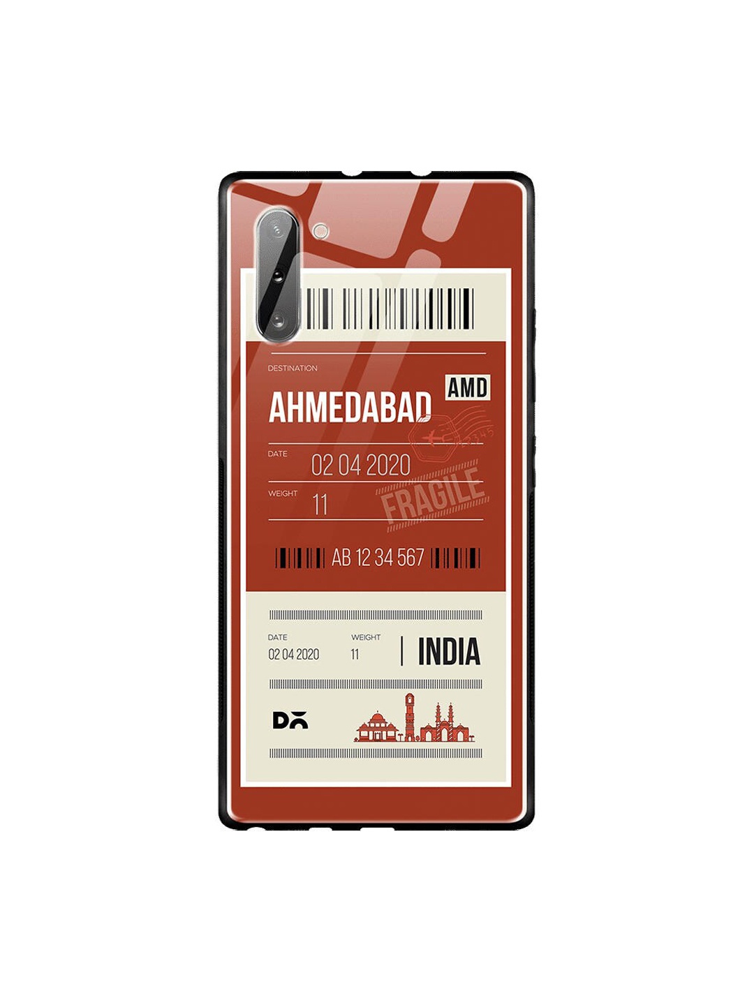 DailyObjects Rust-Coloured & White Ahmedabad City Tag Samsung Galaxy Note 10 Shock Absorbent Glass Case
DailyObjects Rust-Coloured & White Ahmedabad City Tag Samsung Galaxy Note 10 Shock Absorbent Glass Case