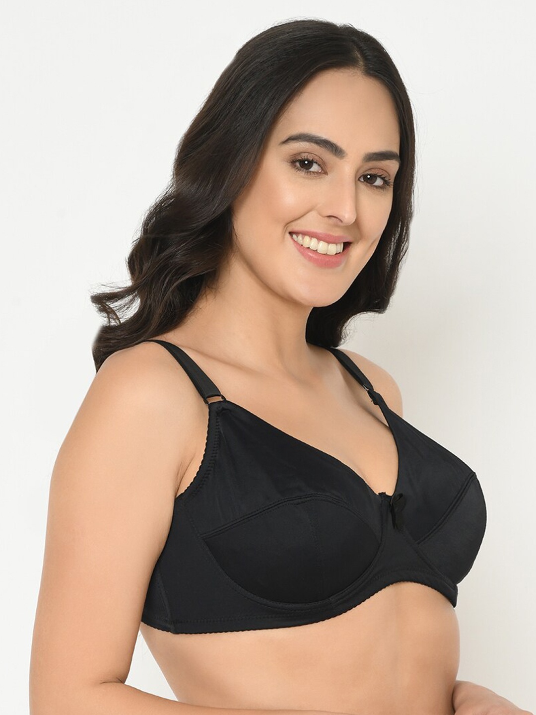 Curvy Love Plus Size Black Solid Underwired Lightly Padded Everyday Bra CL-06 BLACK-C20
Curvy Love Plus Size Black Solid Underwired Lightly Padded Everyday Bra CL-06 BLACK-C20