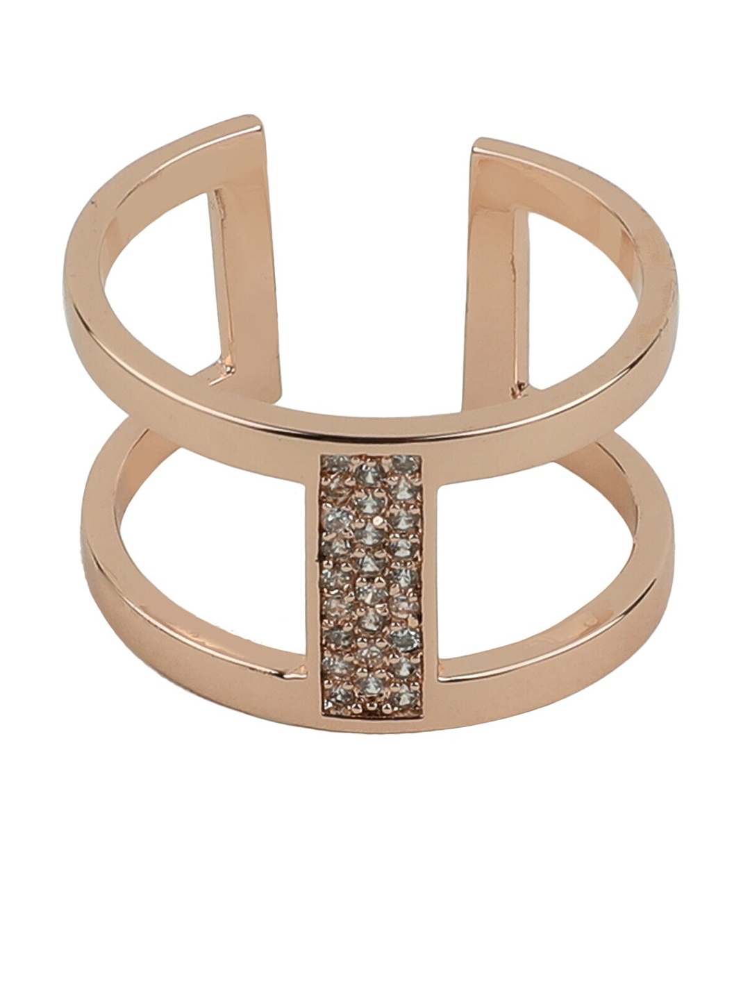 Kazo Gold-Toned Zea Finger Ring