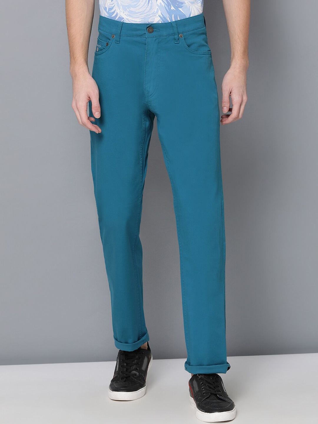 GANT Men Blue Slim Fit Mid-Rise Clean Look Stretchable Jeans