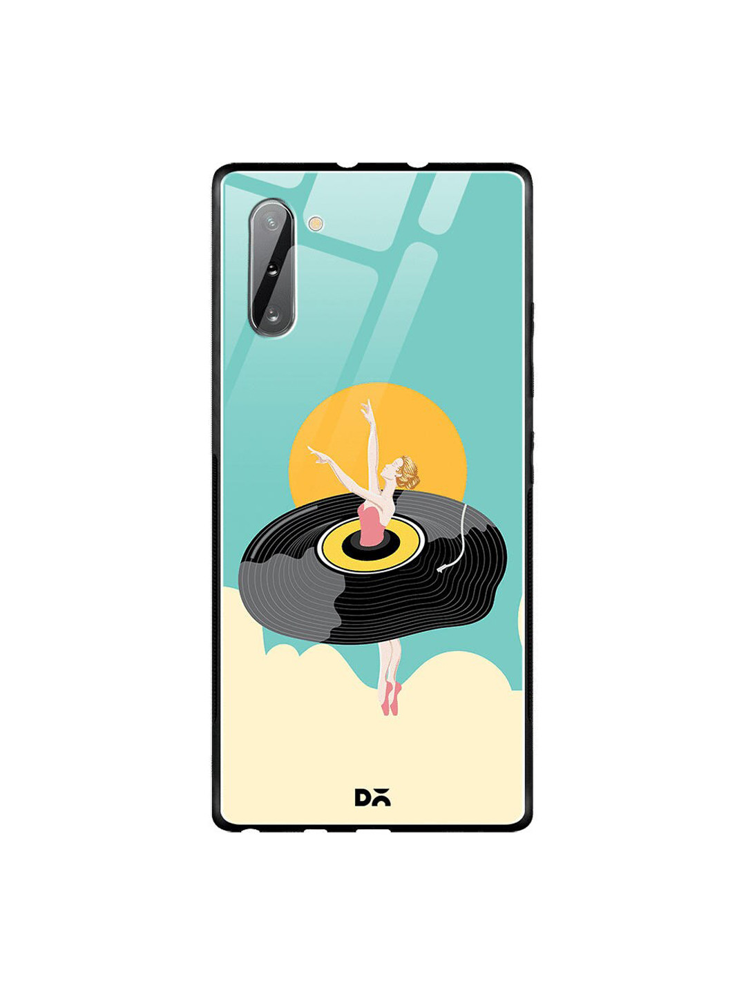 DailyObjects Turquoise Blue & Black Disk Ballerina Samsung Galaxy Note 10 Shock Absorbent Glass Case 
DailyObjects Turquoise Blue & Black Disk Ballerina Samsung Galaxy Note 10 Shock Absorbent Glass Case