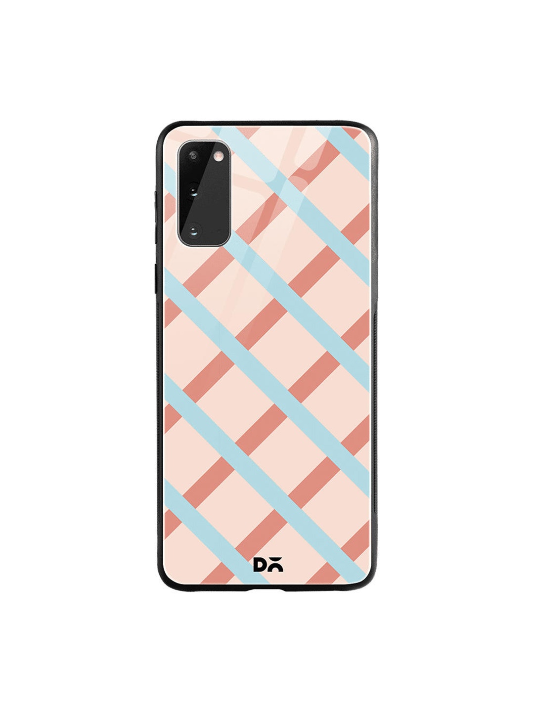 DailyObjects Peach-Coloured & Blue Pastel Diagonal Checks Samsung Galaxy S20 Shock Absorbent Glass Case
DailyObjects Peach-Coloured & Blue Pastel Diagonal Checks Samsung Galaxy S20 Shock Absorbent Glass Case