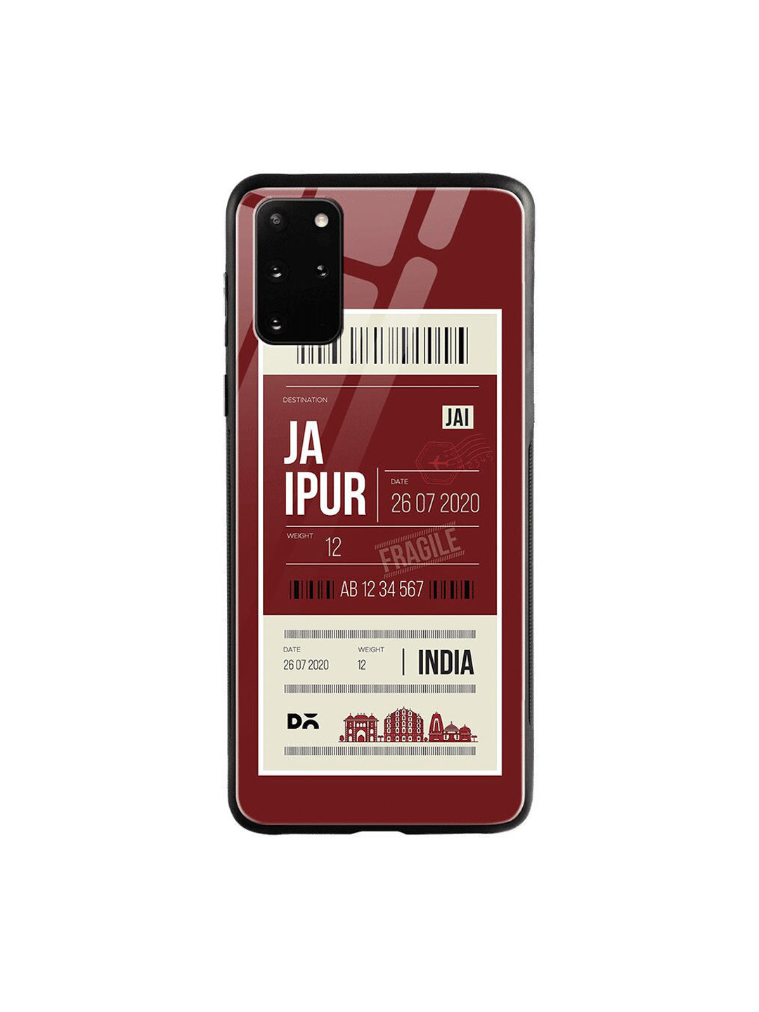 DailyObjects Maroon & White Jaipur City Tag Samsung Galaxy S20 Plus Shock Absorbent Glass Case
DailyObjects Maroon & White Jaipur City Tag Samsung Galaxy S20 Plus Shock Absorbent Glass Case